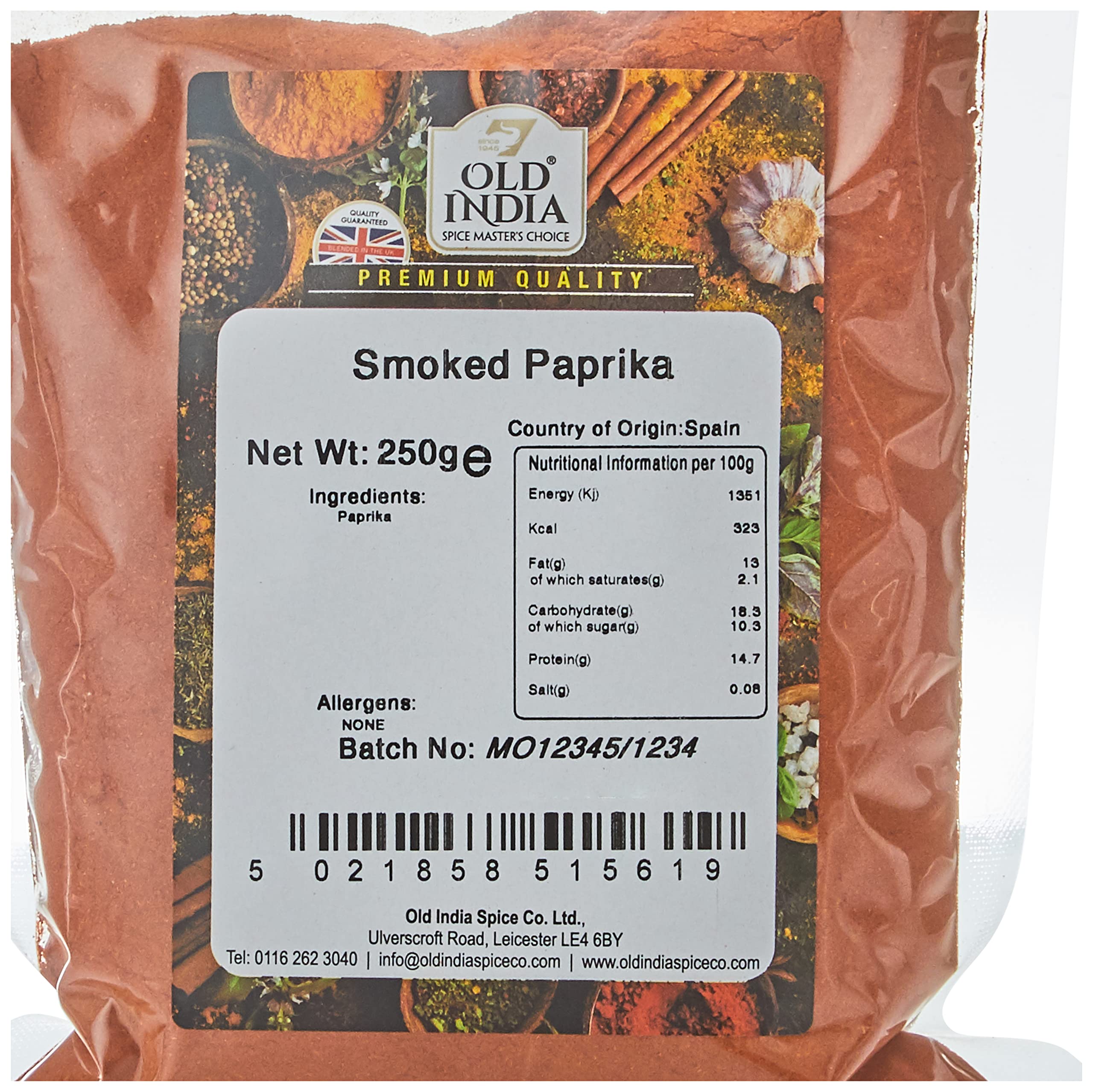 Old India Smoked Paprika Powder - 250g | Natural & Additive Free 2