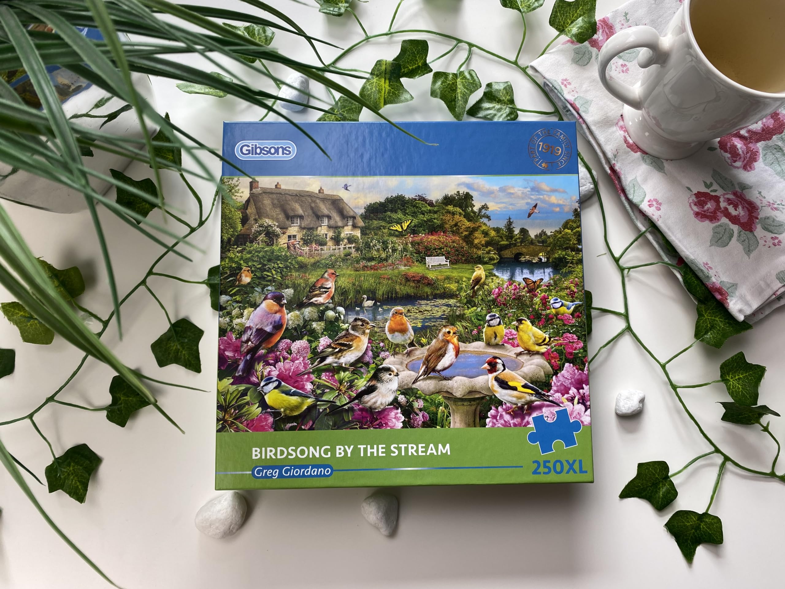 Gibsons Birdsong by the Stream Jigsaw Puzzle - 1000 Pieces | Premium Recycled Board | Nature Theme 4