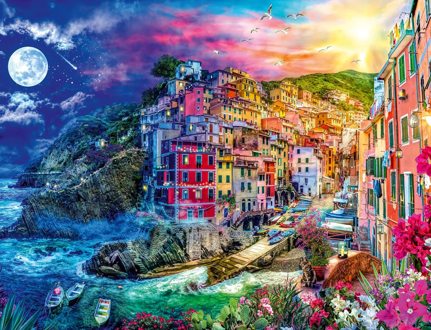 Ravensburger Colorful Cinque Terre - 2000 Piece Jigsaw Puzzle for Adults 1