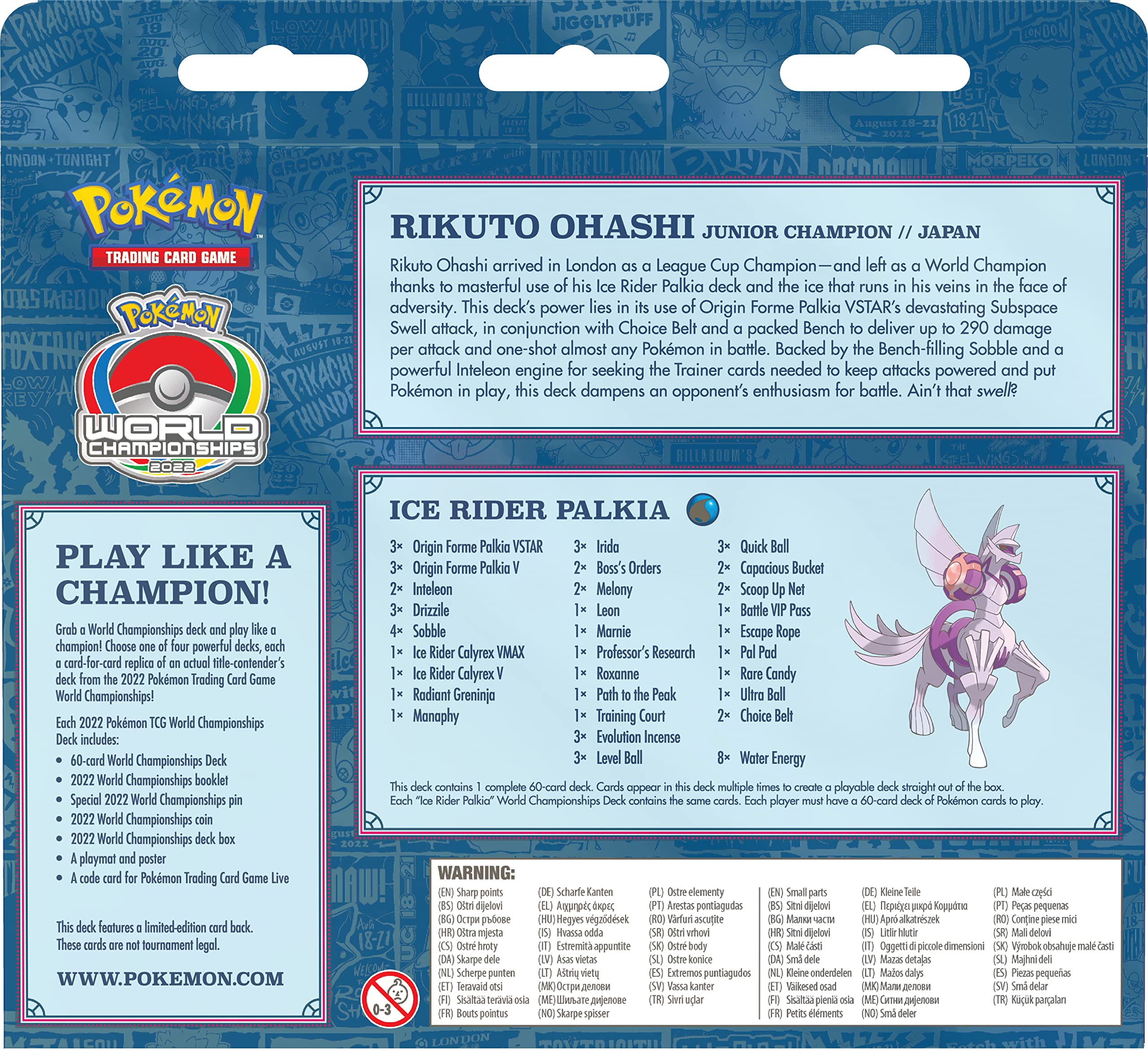 Pokémon Rikuto Ohashi World Championships Deck 2022 Replica | 60 Cards | English 3