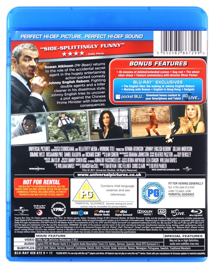 Johnny English / Johnny English Reborn Double Pack [Blu-ray]