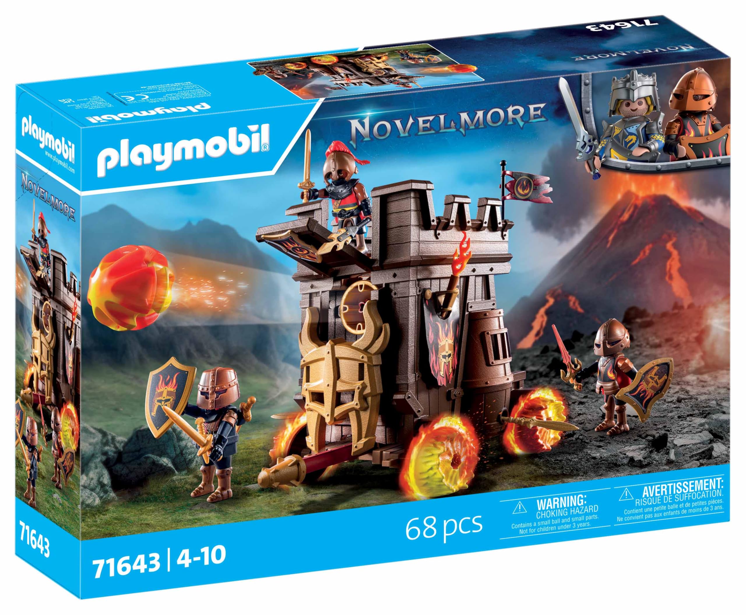 Playmobil Battle Wagon with Fire Cannon and Battering Ram - Ages 4+