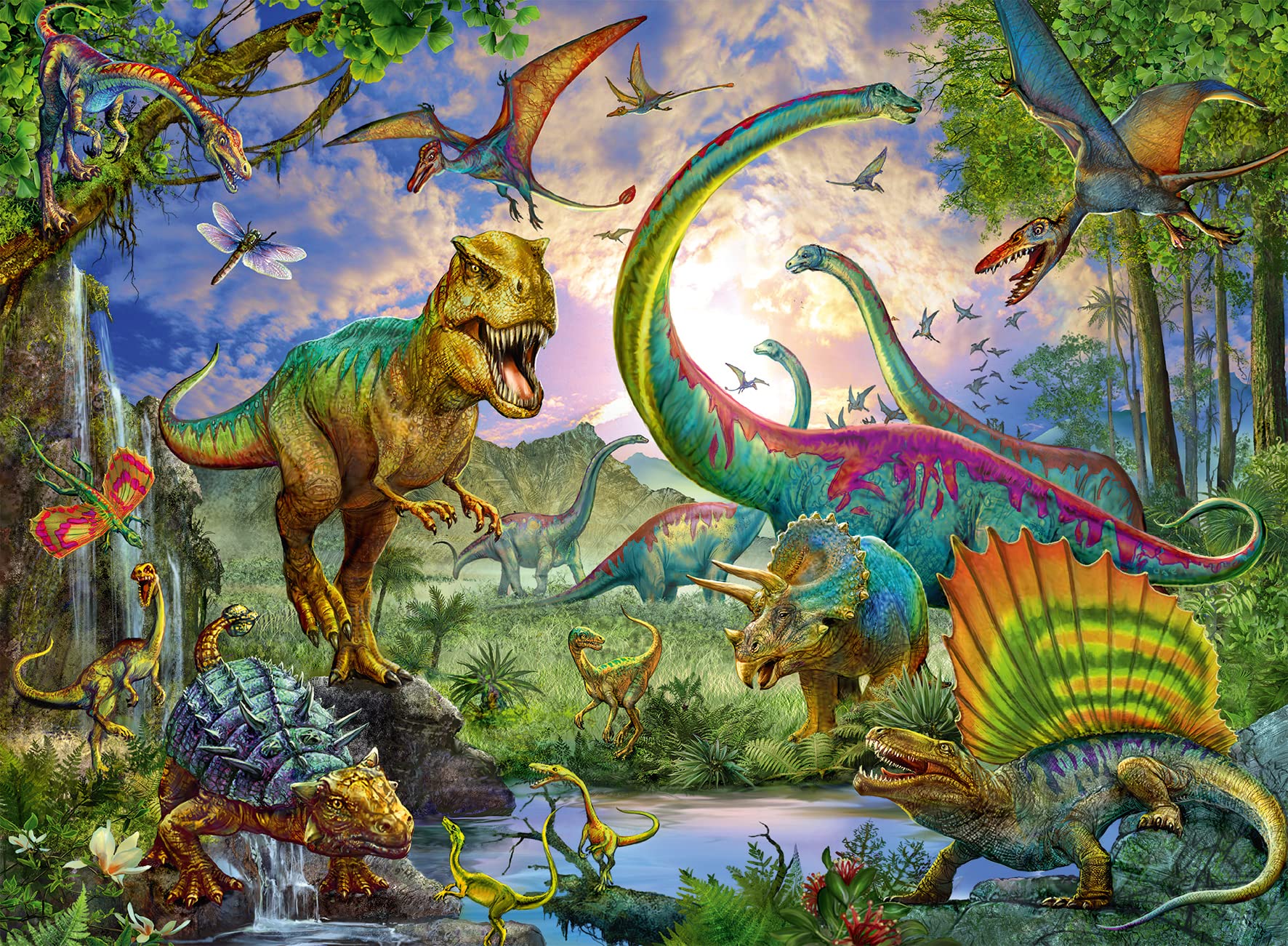 Ravensburger Dinosaurs 200 Piece Jigsaw Puzzle for Kids Age 8+ | Extra Large Pieces | 49 x 36cm 3