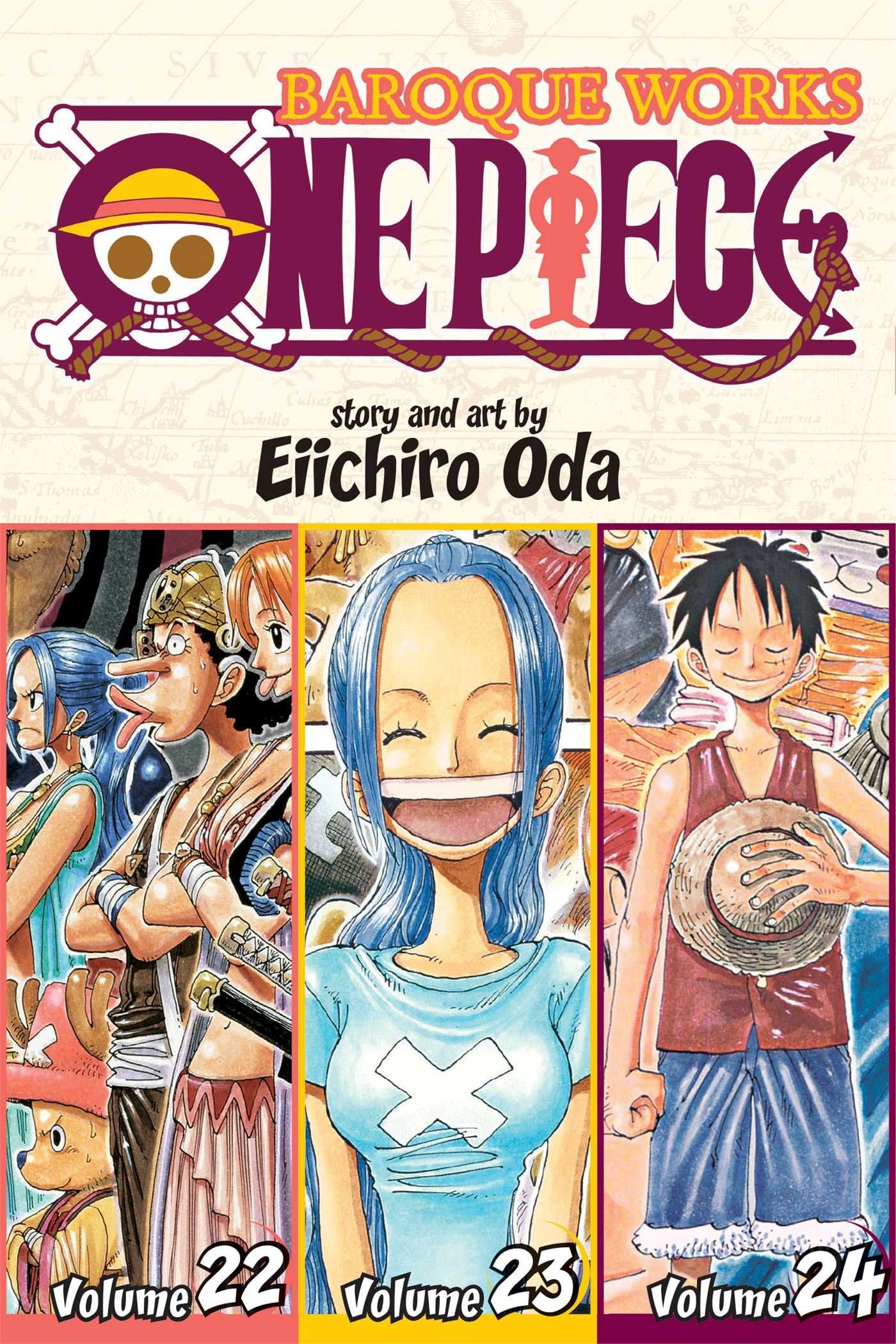 Simon & Schuster One Piece (3-in-1 Edition) Volume 8 | Includes Vols. 22, 23 & 24 | Paperback