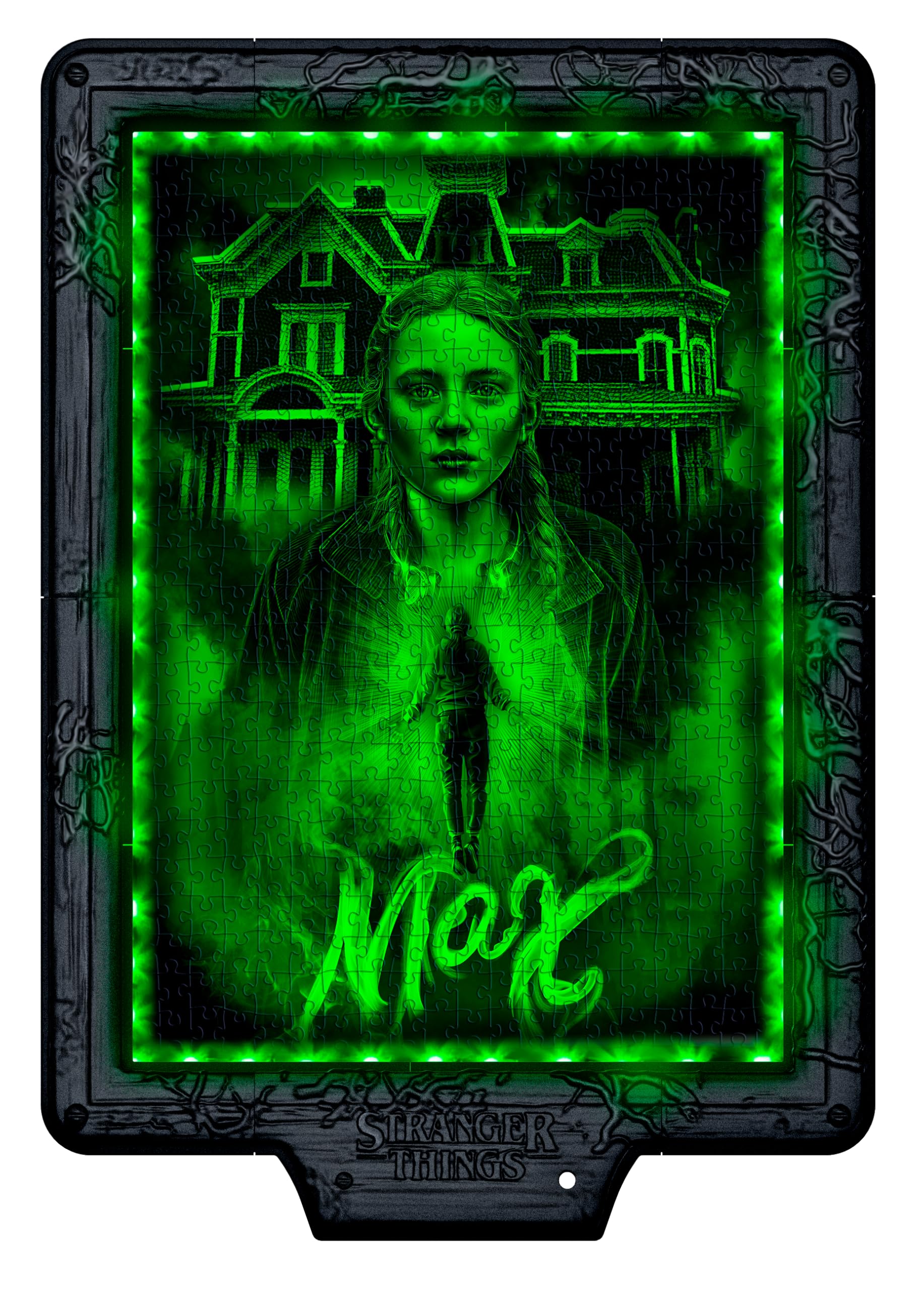 Clementoni Stranger Things Metamorphic Art Puzzle - 520-Piece LED Interactive Puzzle 11