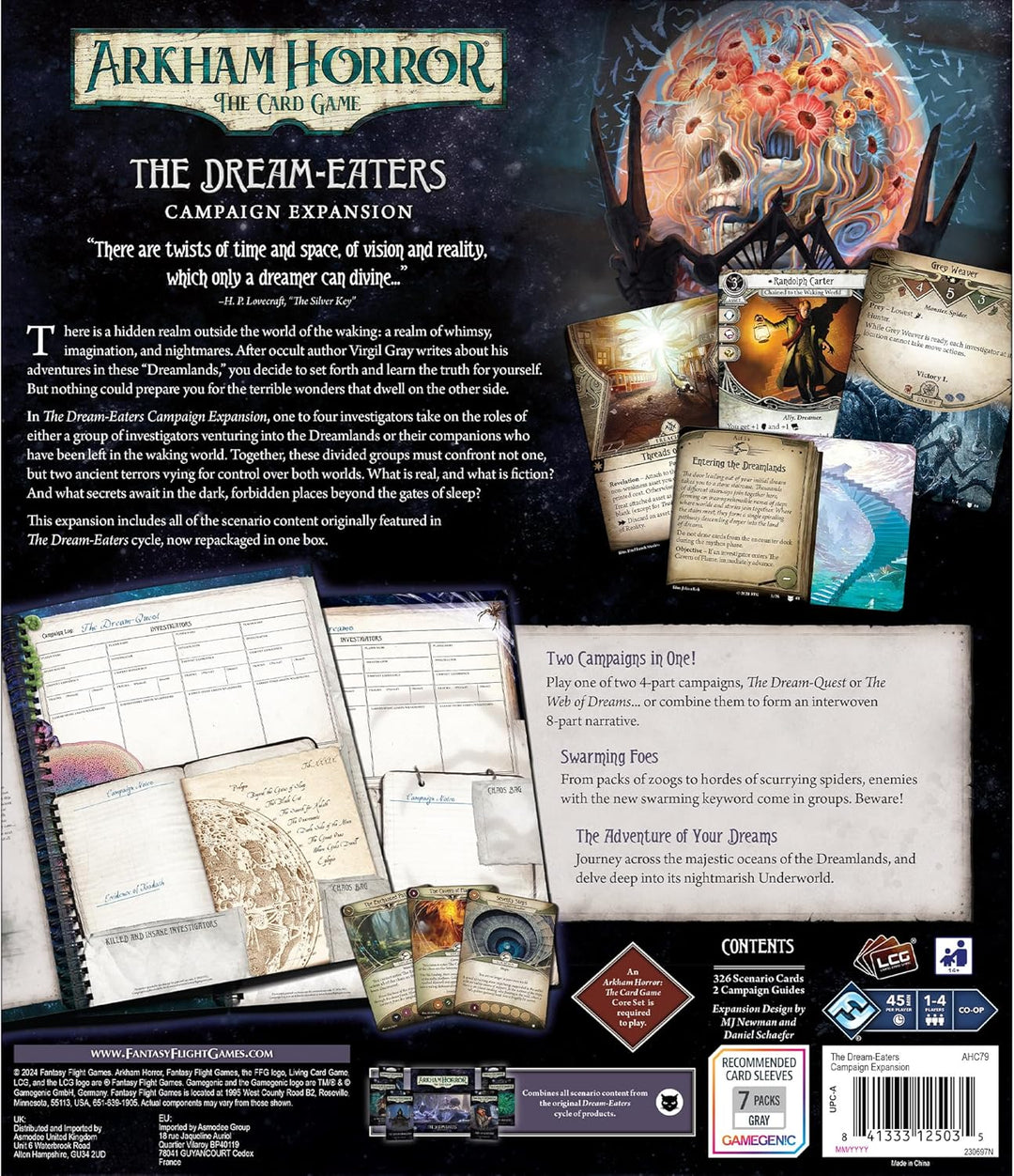 Fantasy Flight Games Arkham Horror: The Dream-Eaters Campaign Expansion Board Game (FFGAHC79)