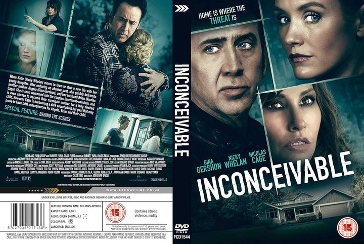 Inconceivable (2017) - DVD (Region 2)