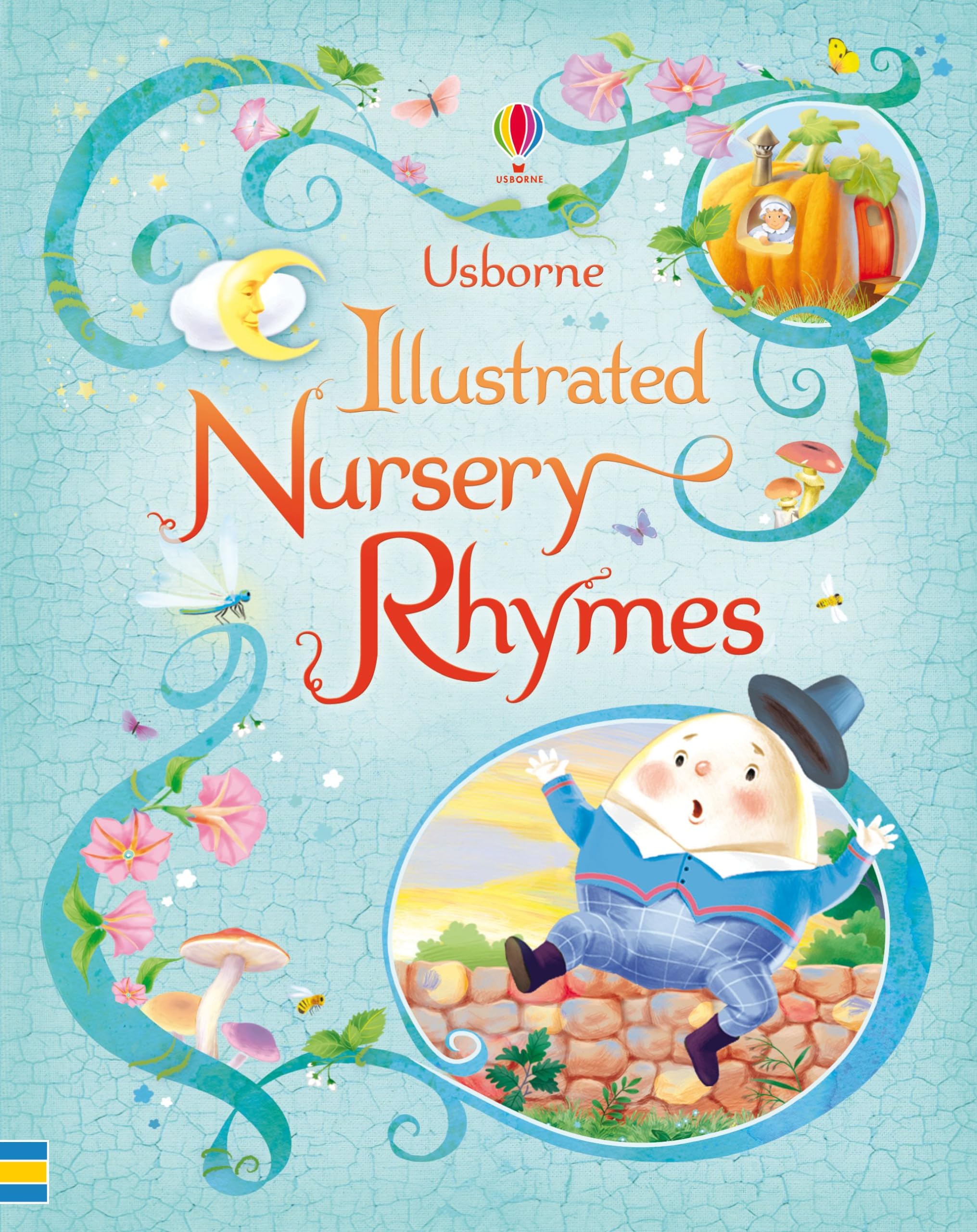 Usborne Illustrated Book of Nursery Rhymes by Felicity Brooks | Hardcover | Ages 3-4