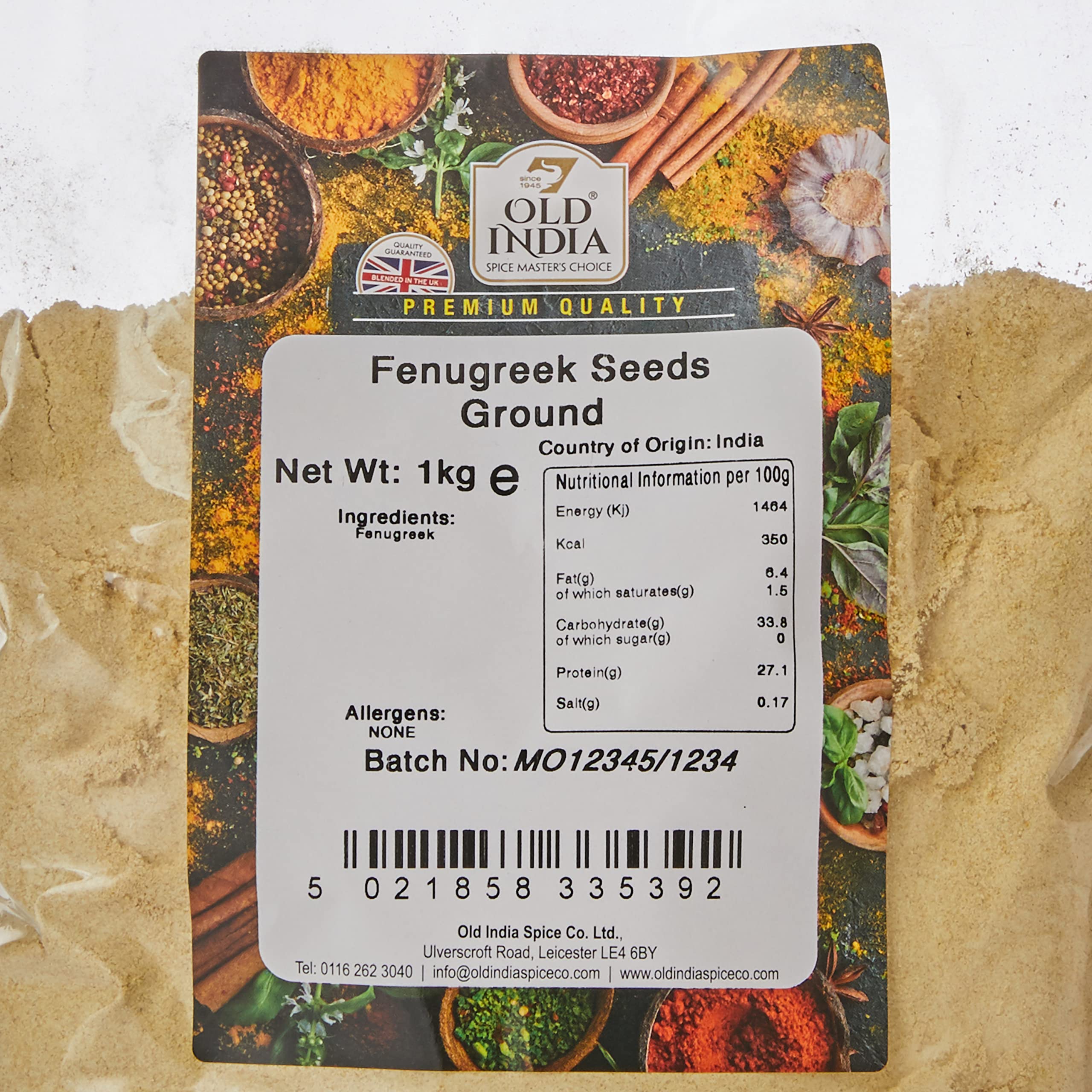 Old India Fenugreek Seeds Ground | 1 kg Pack | 100% Natural 2