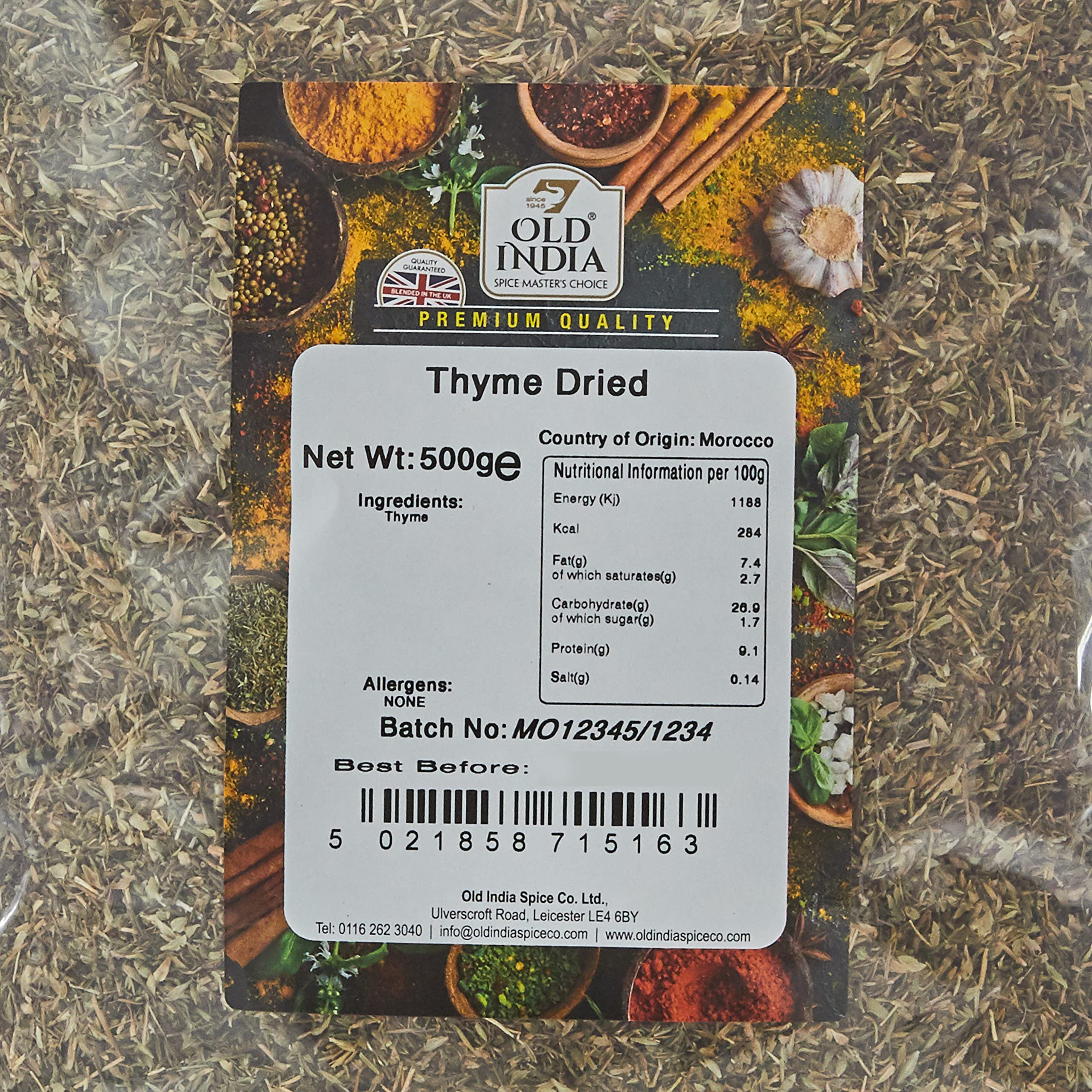 Old India Thyme Whole Spice - 100% Natural | 500g Pack 2