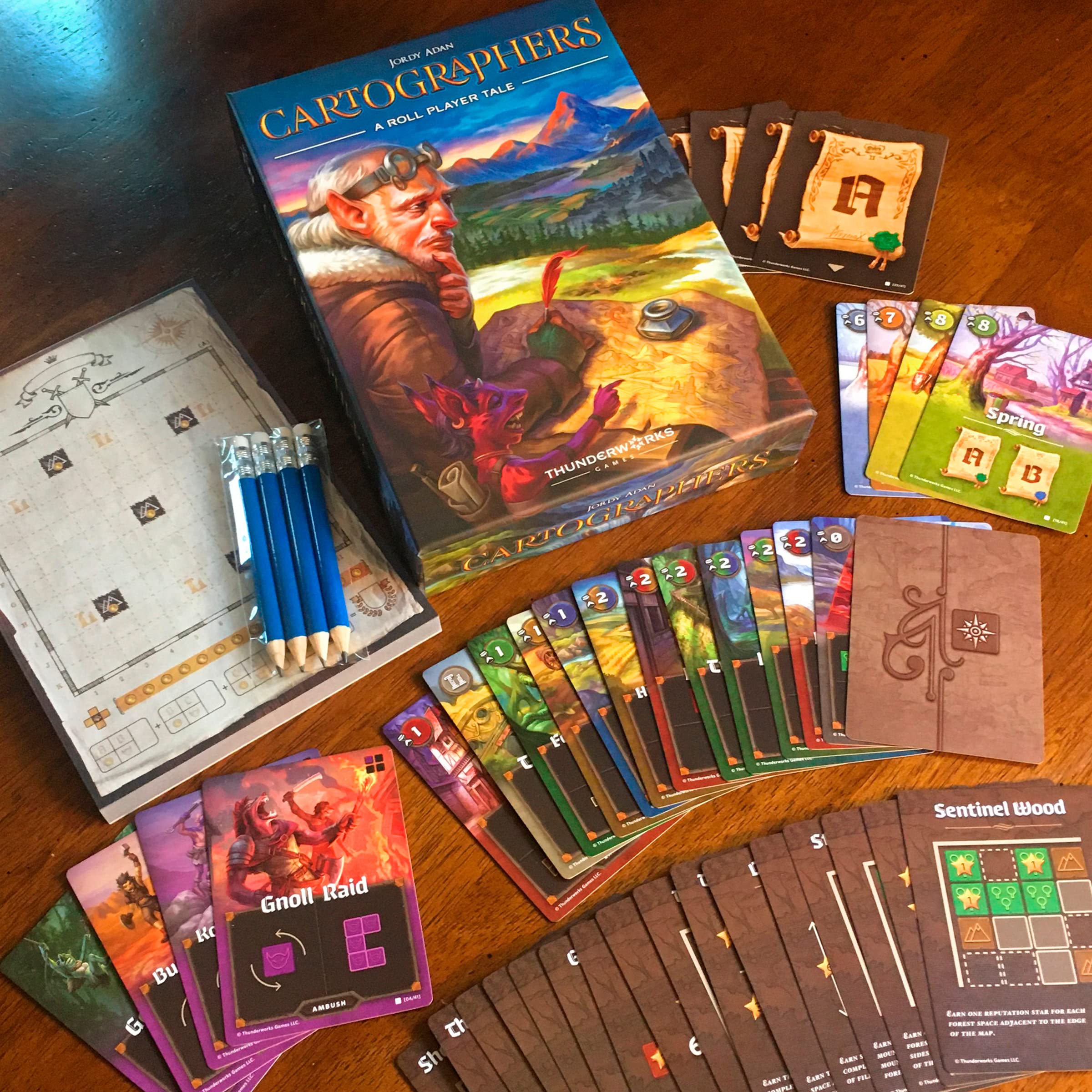 Thunderworks Games Cartographers: A Roll Player Tale Board Game 7