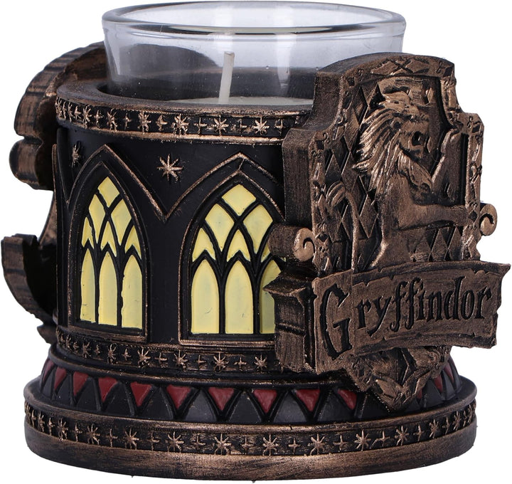 Nemesis Now Harry Potter Gryffindor Tea Light Holder 7.5cm, Resin, Bronze, Offic