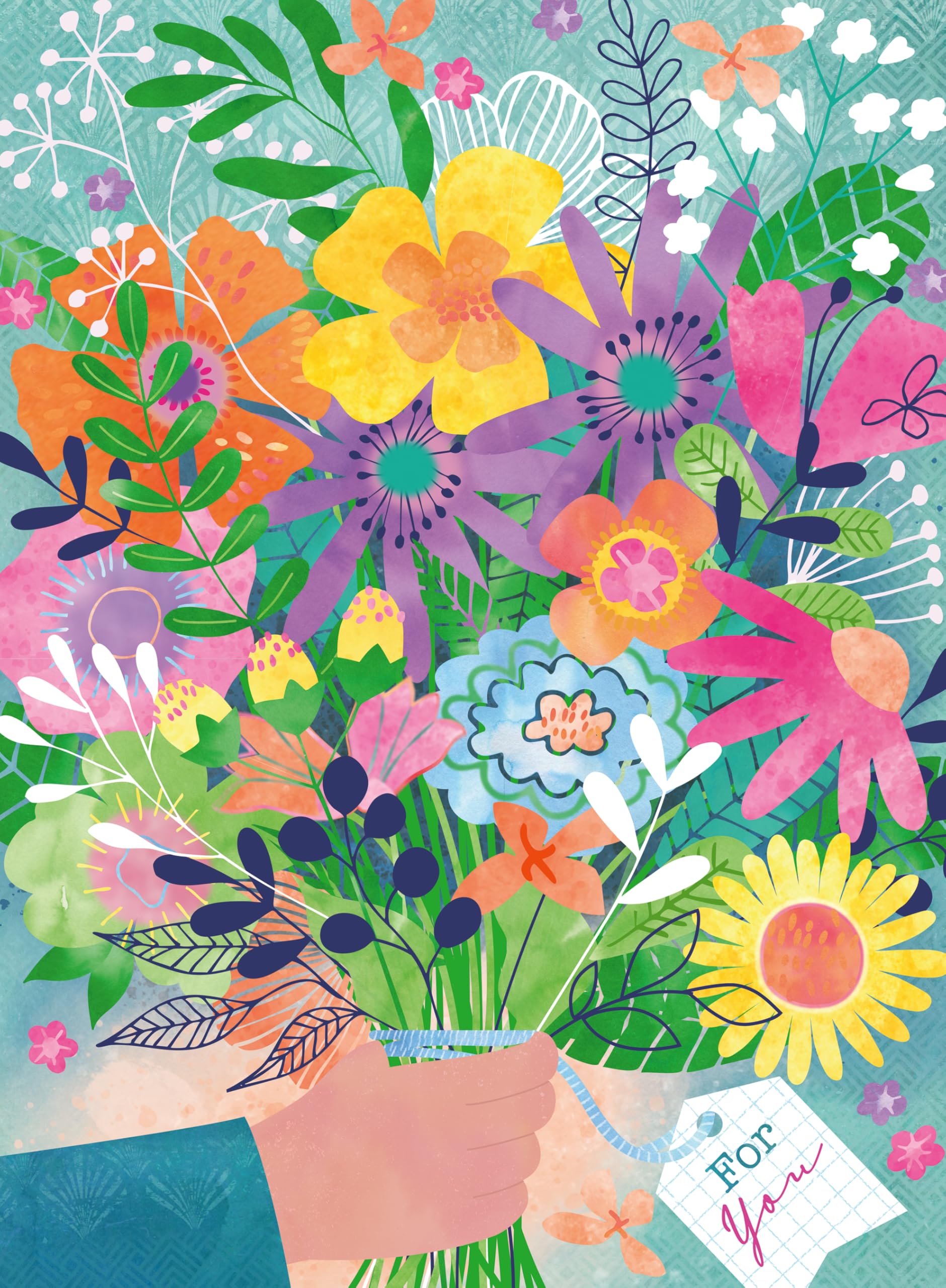 Ravensburger Flowers for You 500 Piece Jigsaw Puzzle | Glare-Free Finish | FSC Certified