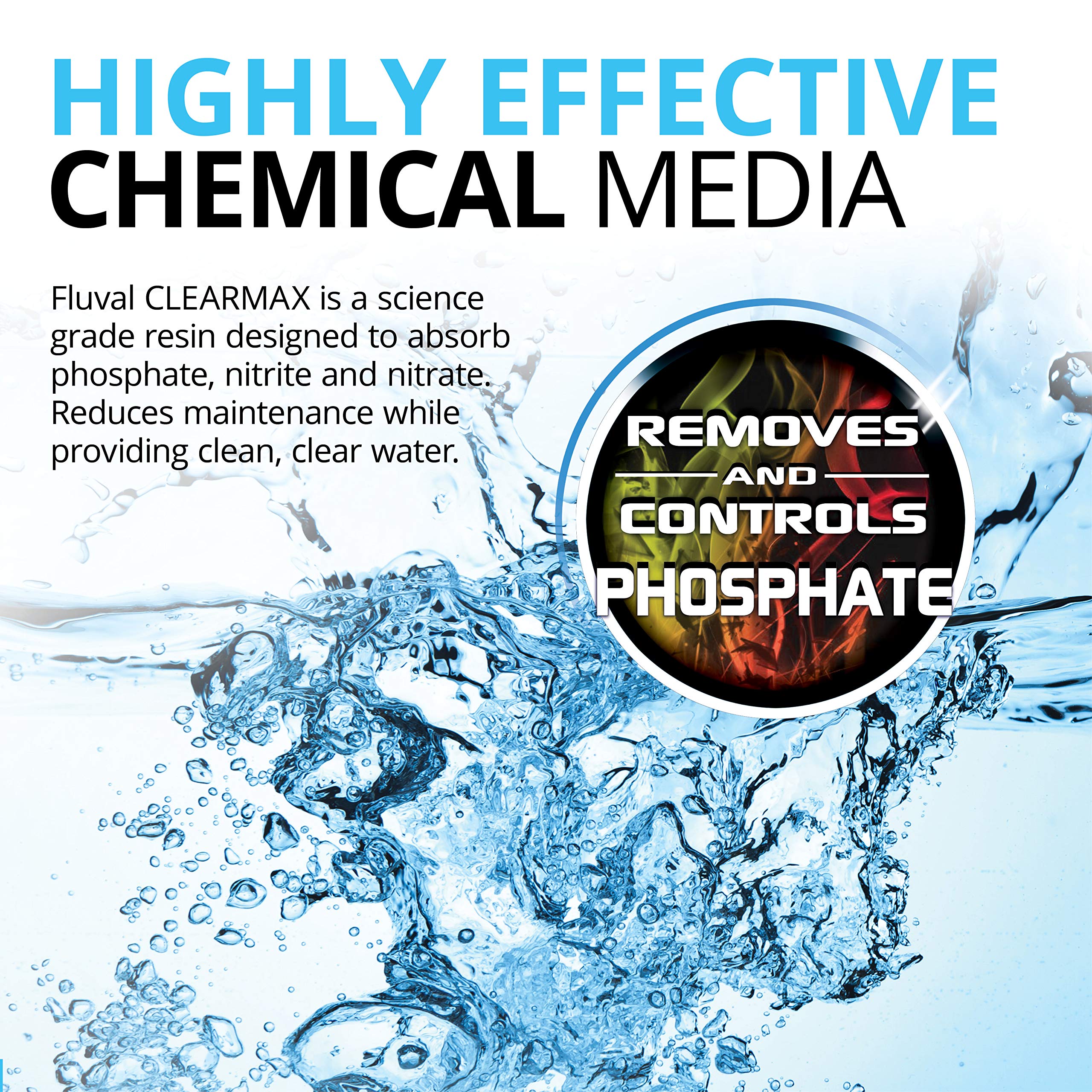 Fluval Clear Max Phosphate Remover - 3 x 100g Bags | Treats 27 Gallons | Reduces Odors 4