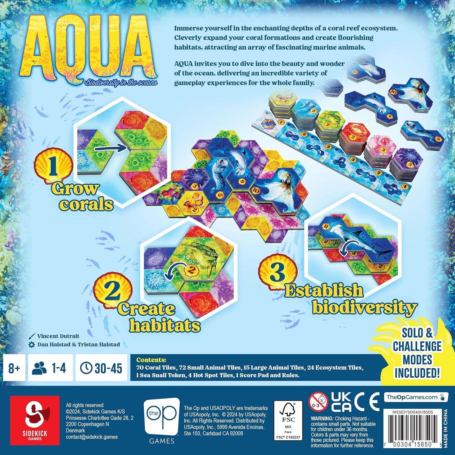 USAopoly Aqua Board Game with Art by Vincent Dutrait 9