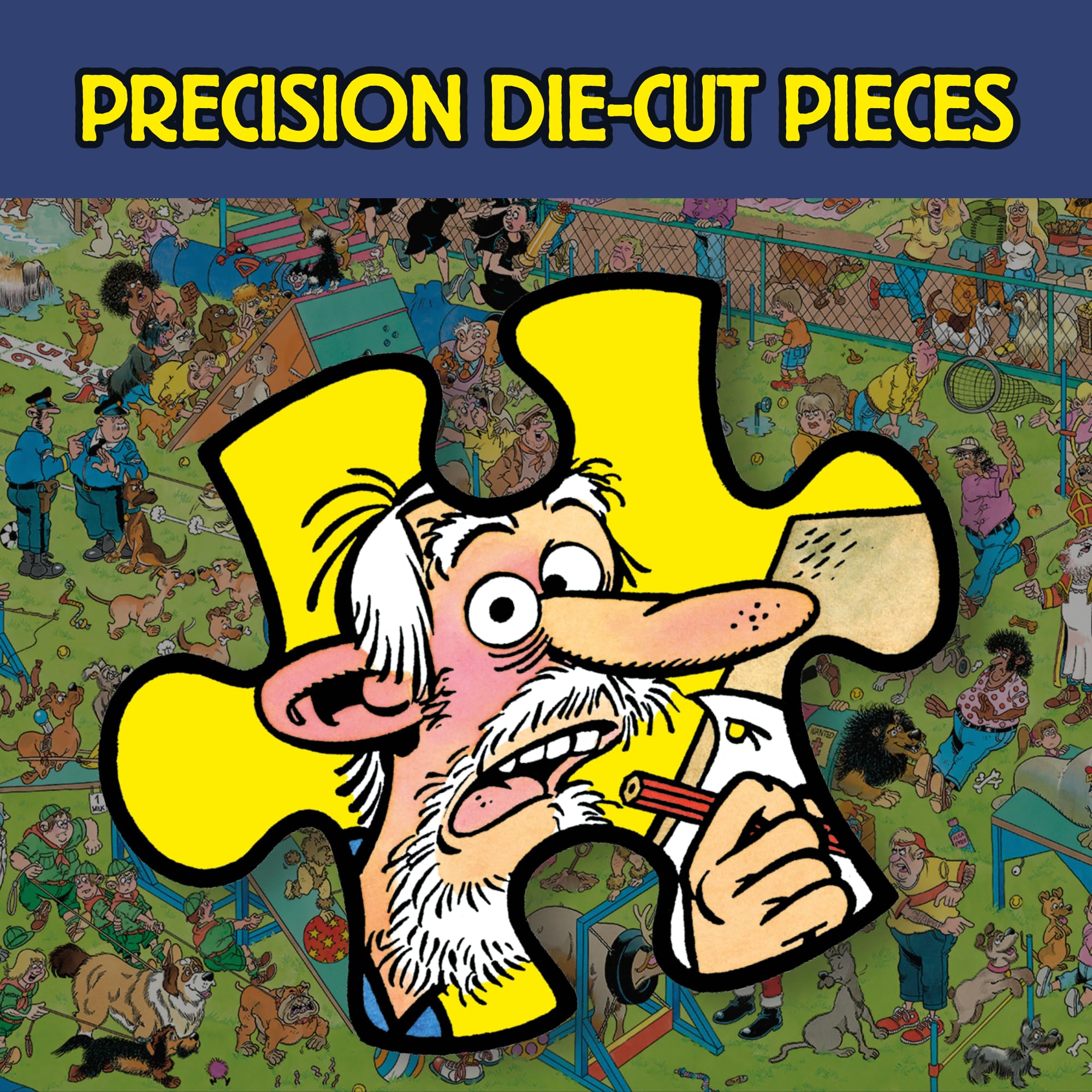 Jan van Haasteren Dog Parkour - 1000 Piece Adult Jigsaw Puzzle | 68 x 49 cm 3