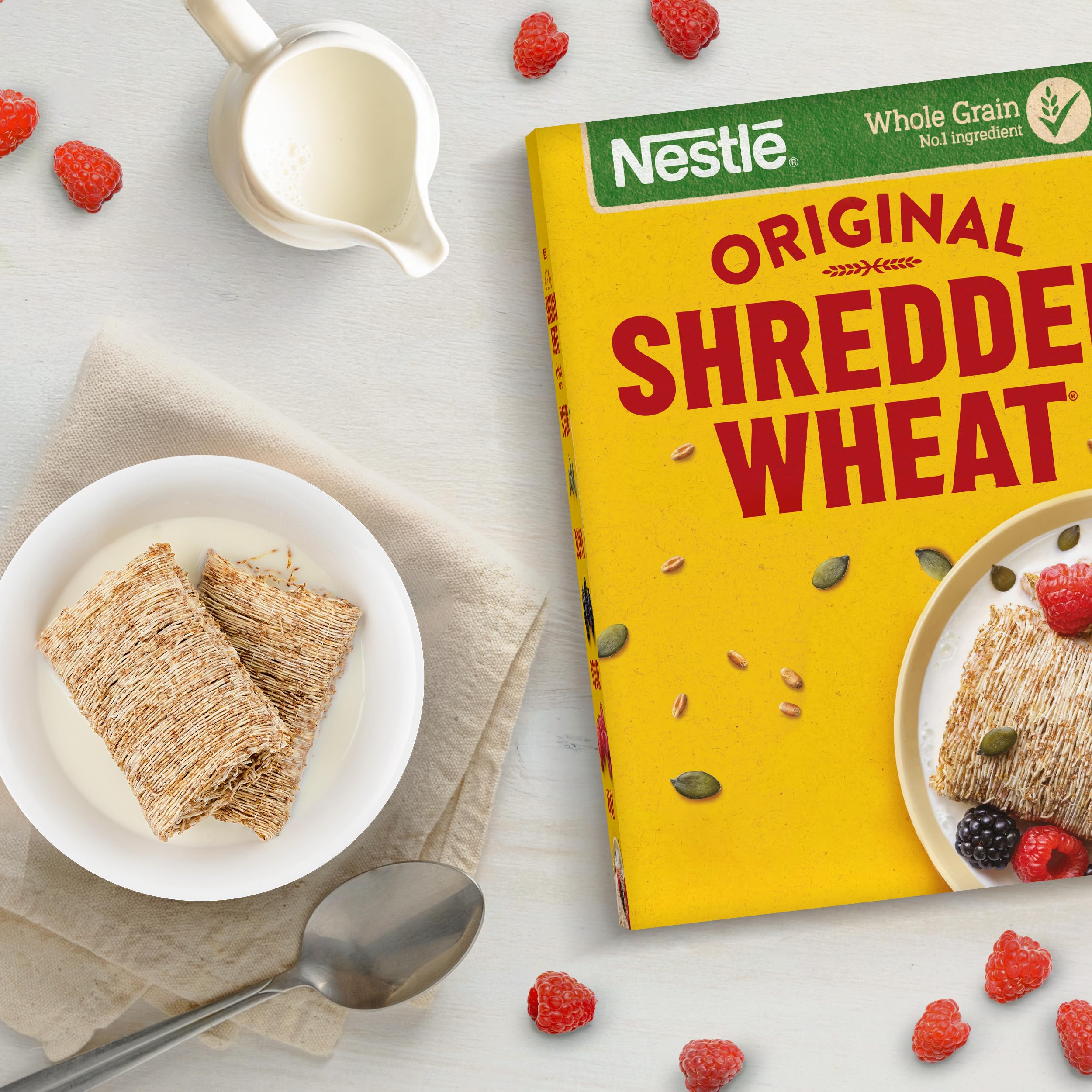 Nestlé 100% Shredded Wheat Cereal Biscuits - 100% Whole Grain Wheat | 675g 3