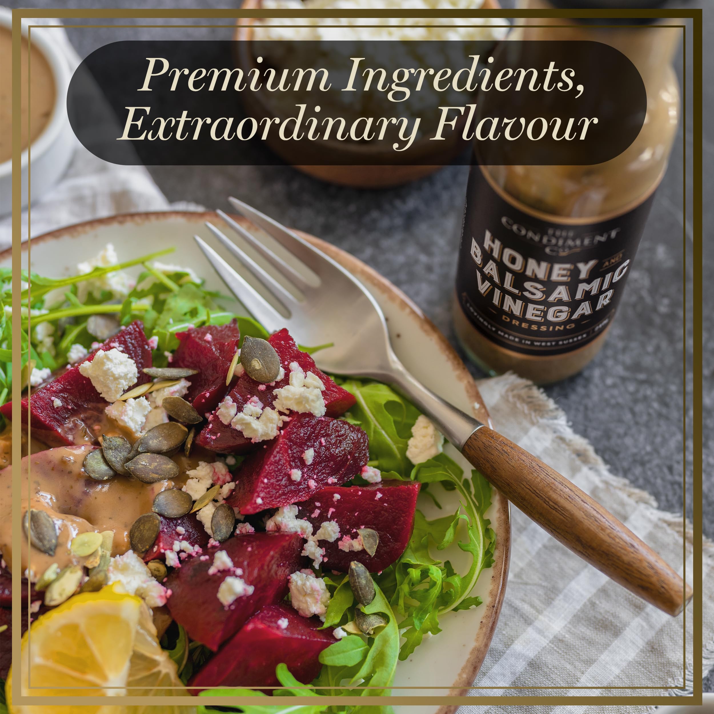 The Condiment Company Honey Balsamic Vinegar Dressing 240g 4