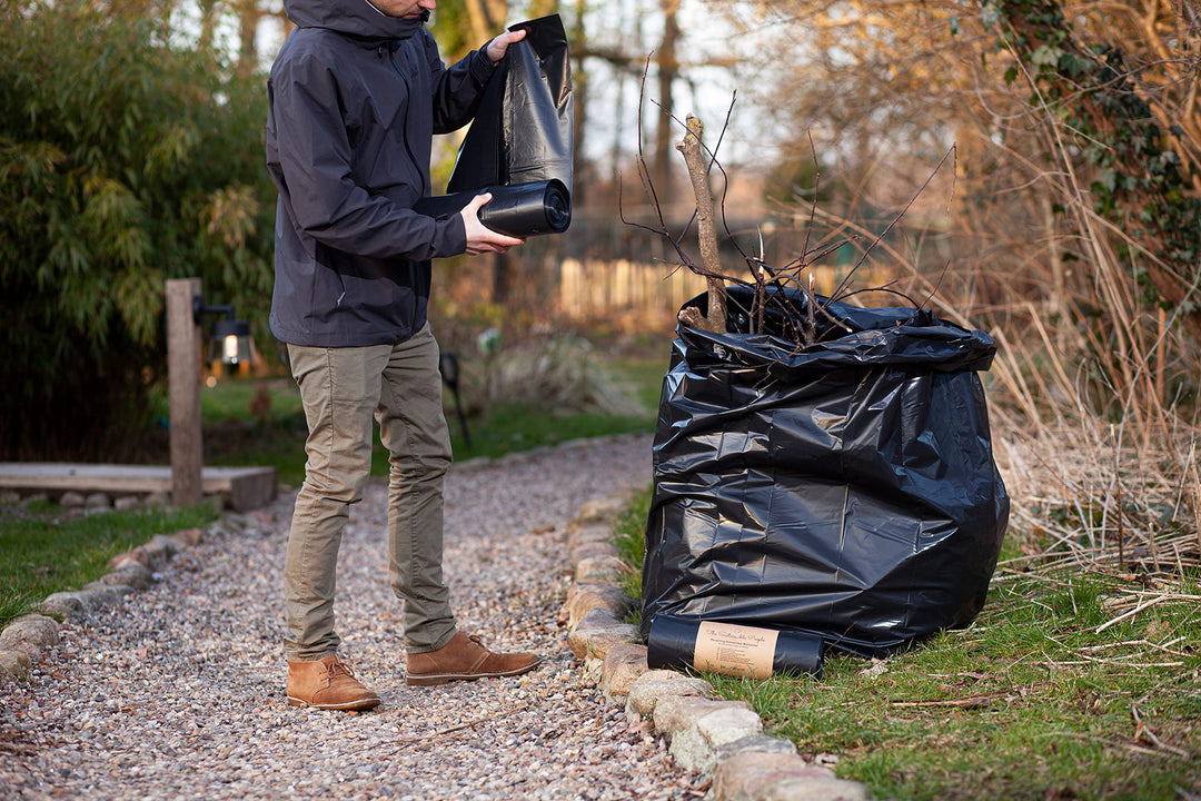 The Sustainable People Heavy Duty Recycled Bin Bags 240 L - 90%+ Post-Consumer Waste - Roll of 10