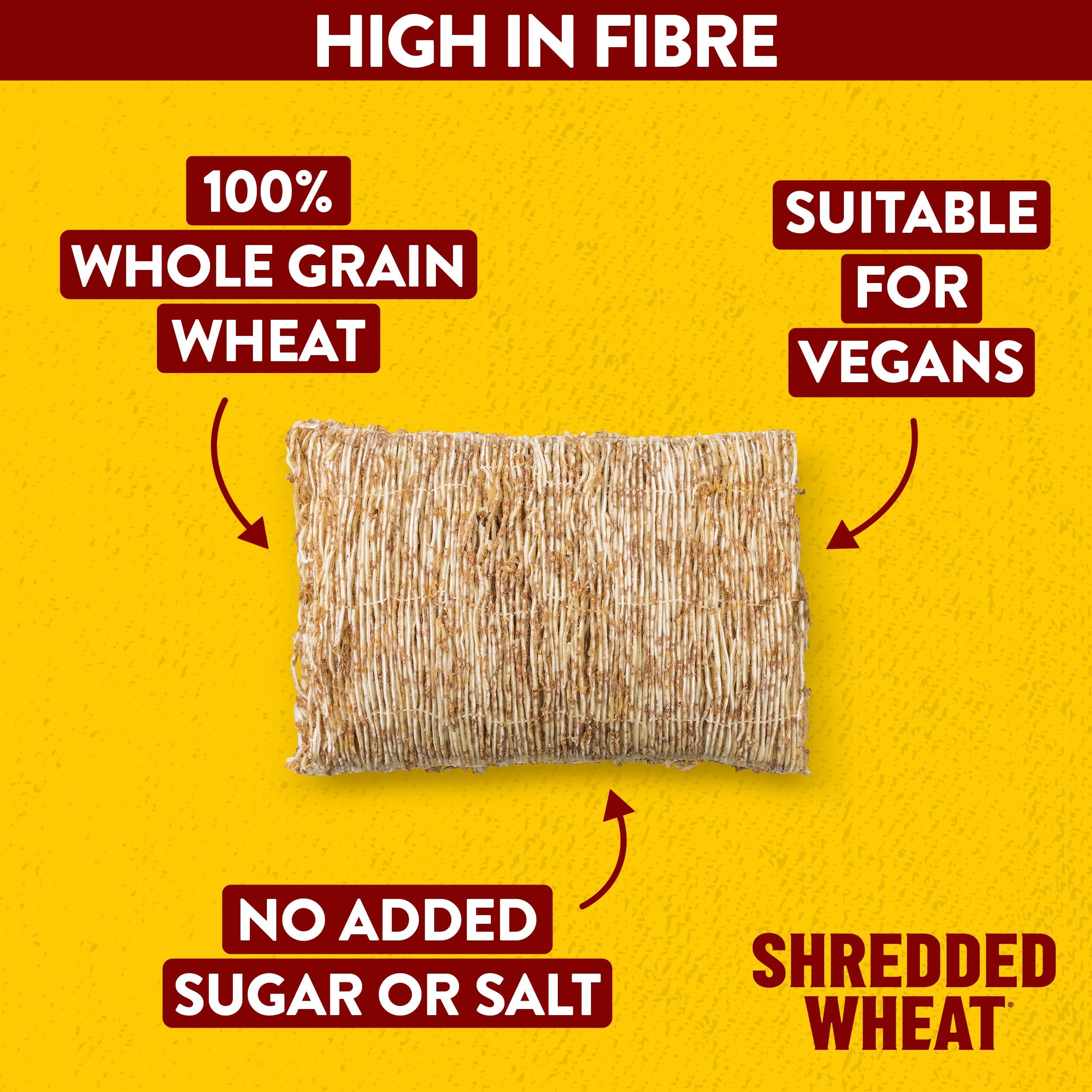 Nestlé 100% Shredded Wheat Cereal Biscuits - 100% Whole Grain Wheat | 675g 2