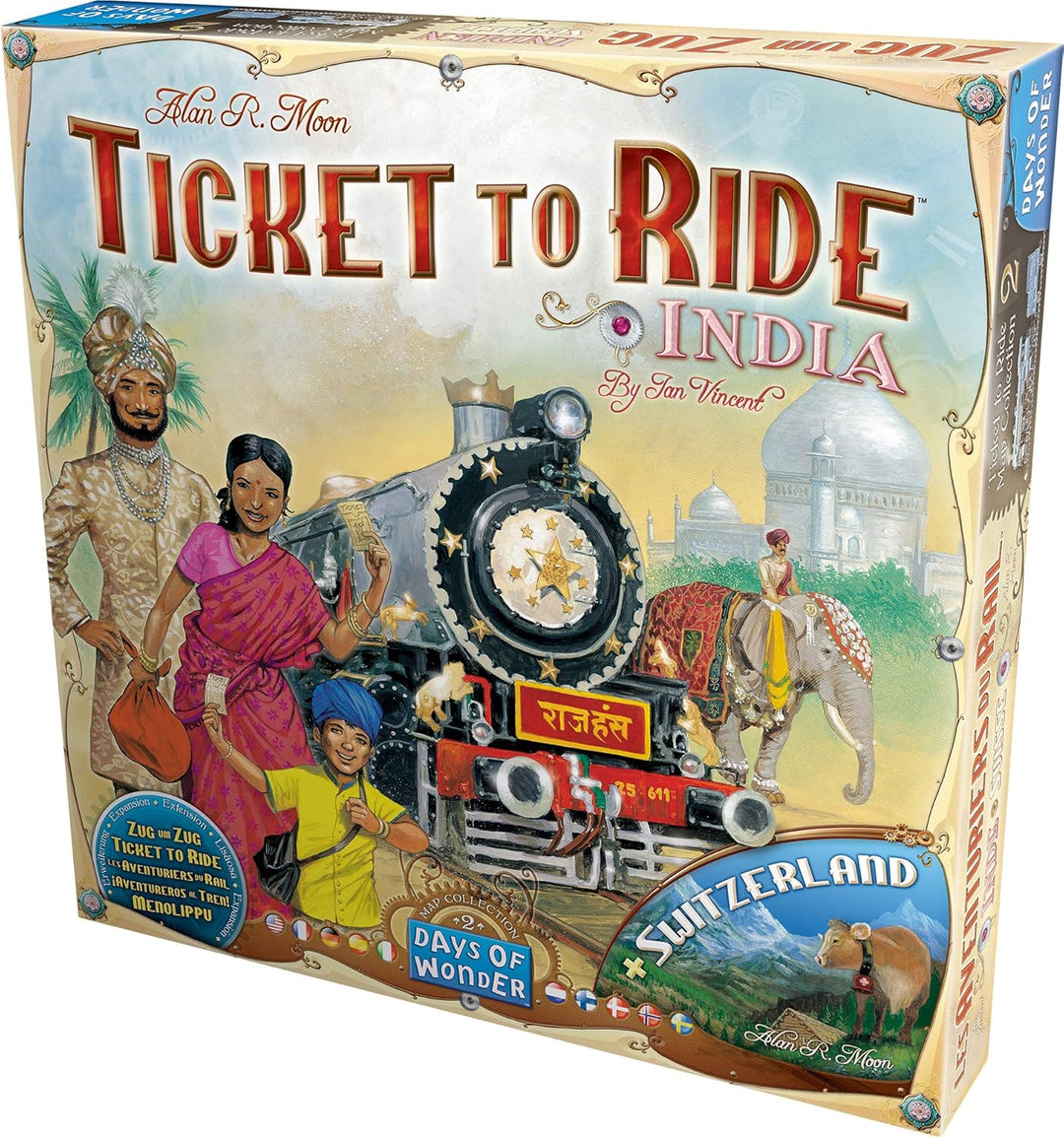 Days of Wonder Ticket to Ride India Board Game Expansion (DO7214)