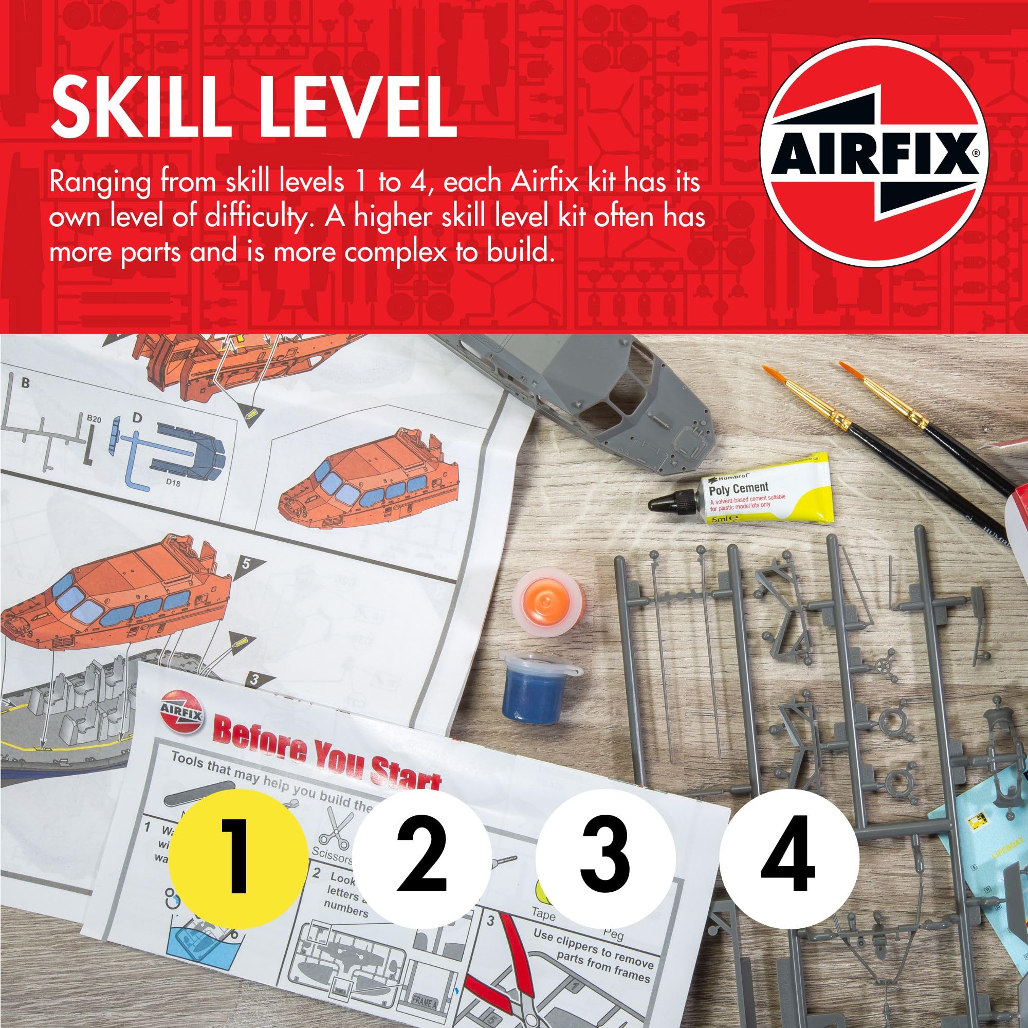 Airfix A55015 RNLI Shannon Class Lifeboat Starter Set - 54 Piece Model Kit for Ages 8+ 4