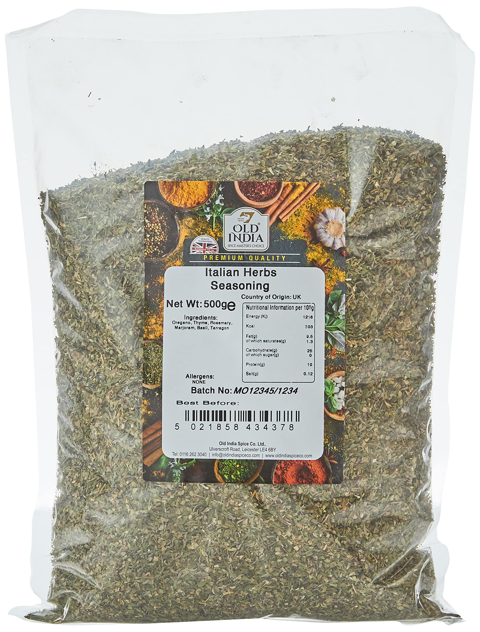 Old India Italian Seasoning Powder - 100% Natural, Additive & GMO Free | 500g 1