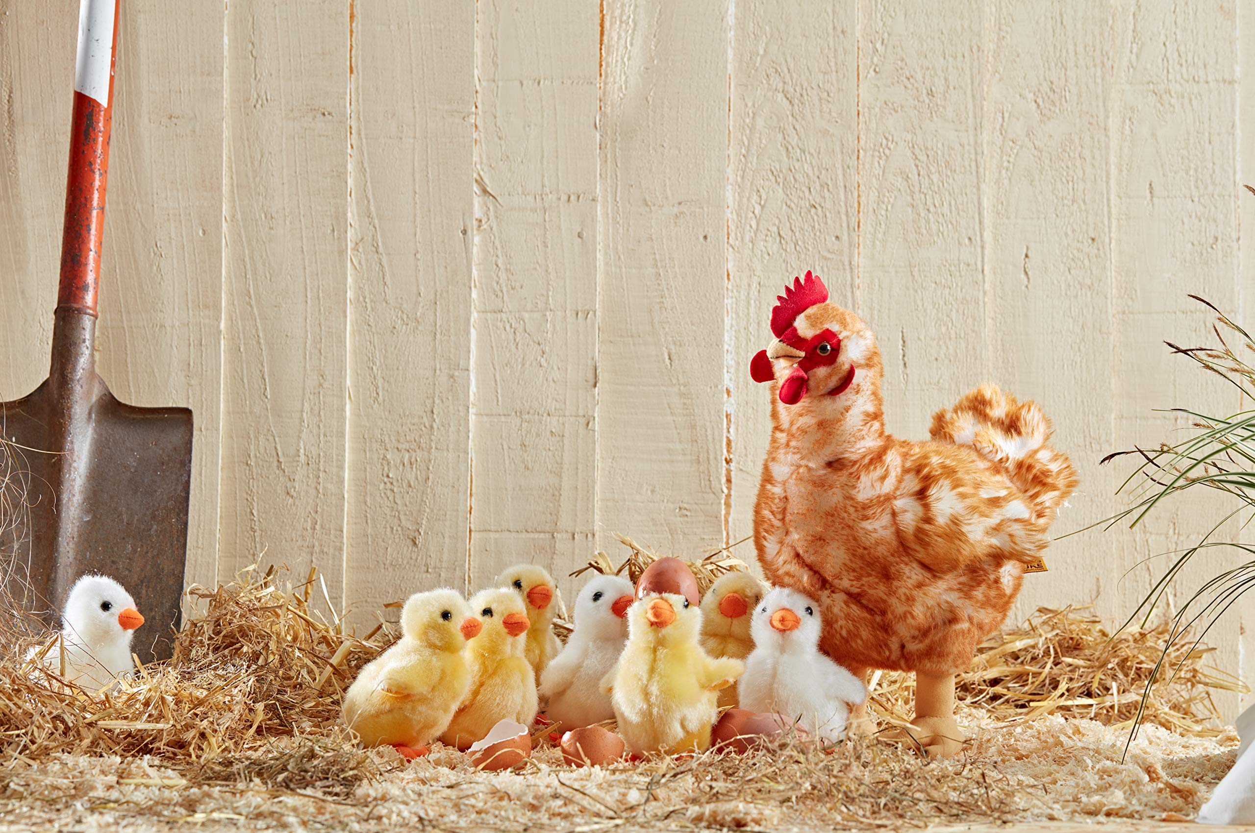 Living Nature Fluffy Chick Plush Toy - Realistic Soft Stuffed Animal for Kids & Collectors 6