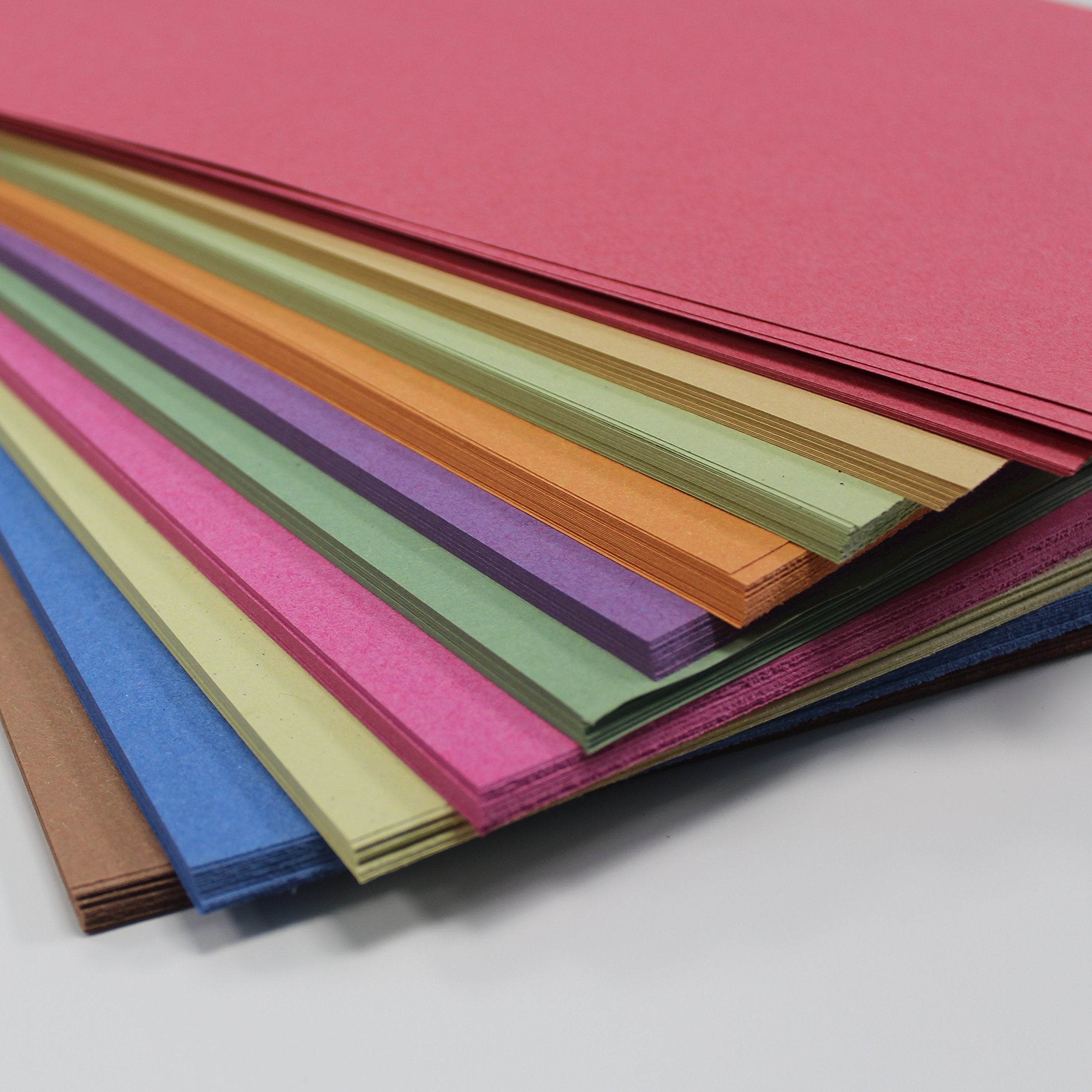 Be Creative A4 Recycled Sugar Paper - 250 Sheets in 10 Bright Assorted Colours | 100gsm 2