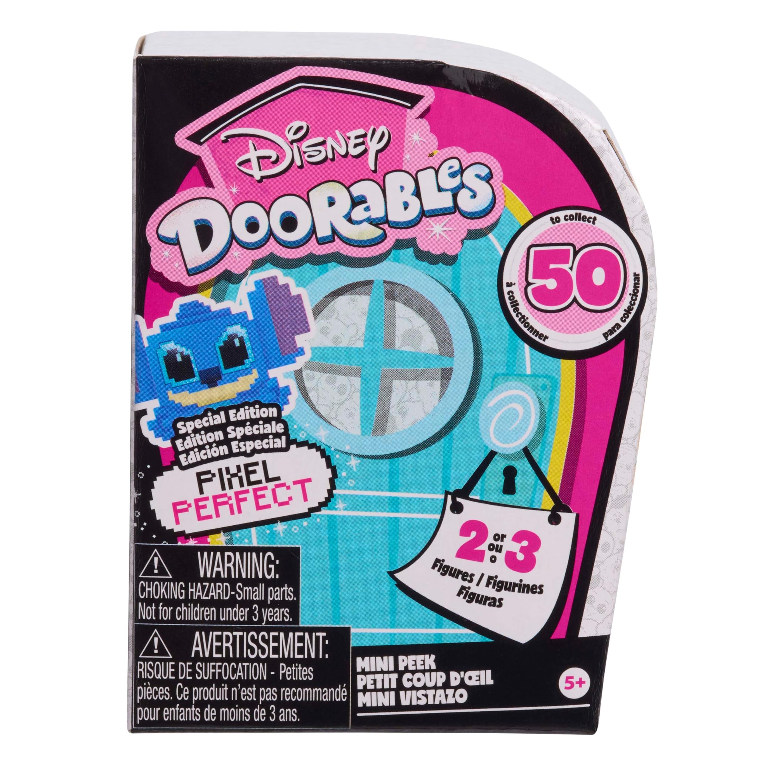 Disney Doorables Pixel Perfect Mini Peek Figures - Blind Bag Collectible Surprise for Kids 5+ 1
