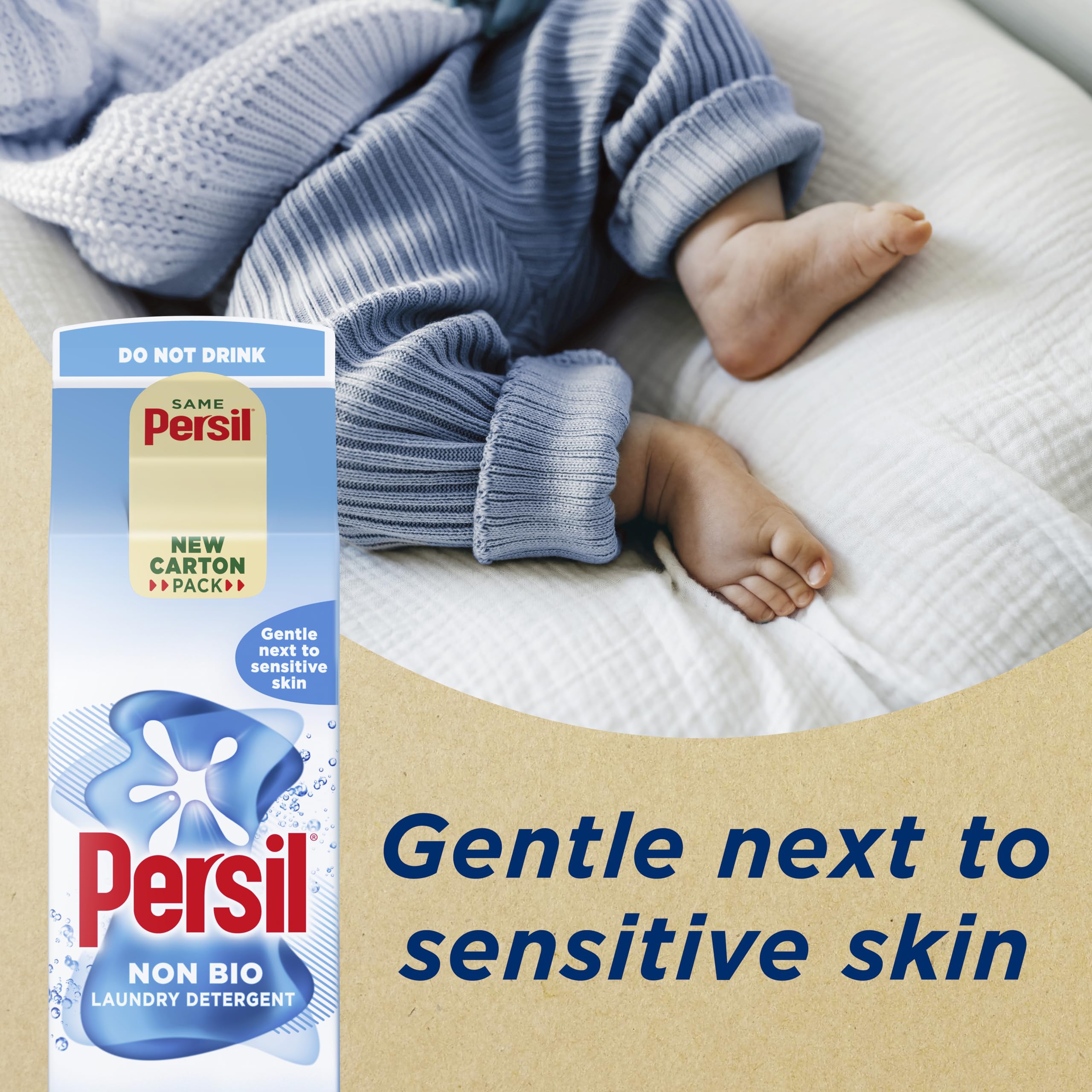 Persil Non Bio Laundry Washing Liquid Detergent - Gentle on Sensitive Skin | 945 ml 3