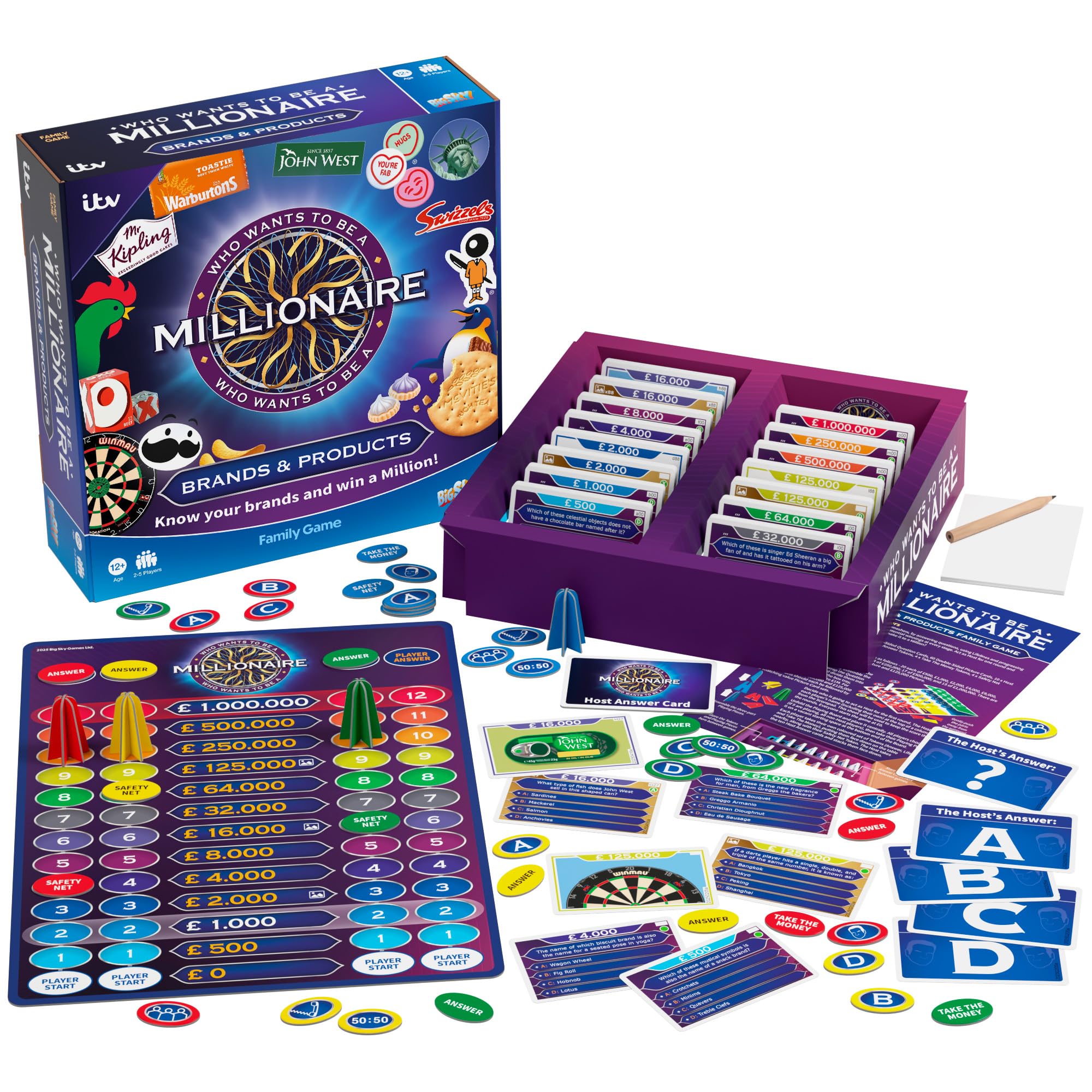 Big Sky Games Who Wants to Be a Millionaire Official Brand Edition Board Game 3