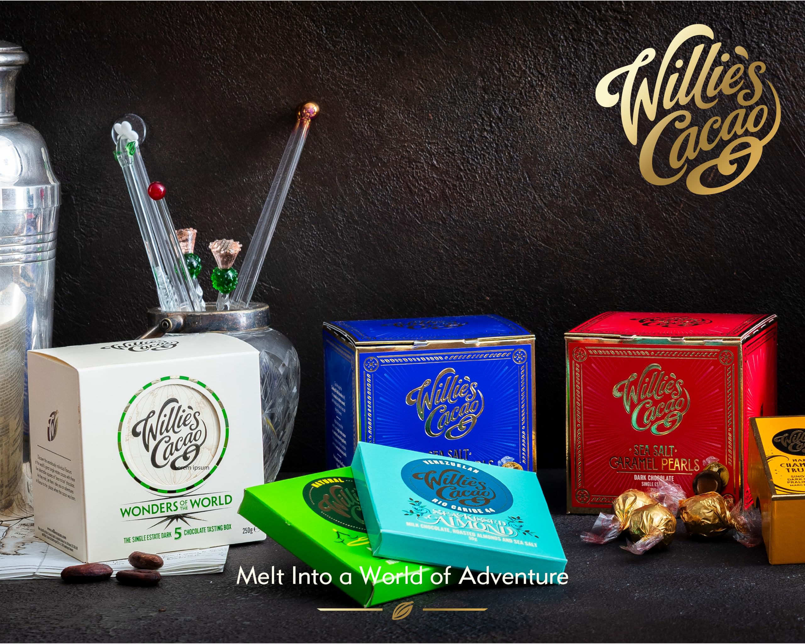 Willie's Cacao - Milk Chocolate Salted Caramel Pearls 150g – Gift Box of 20 Individually Wrapped Artisan Chocolates 13