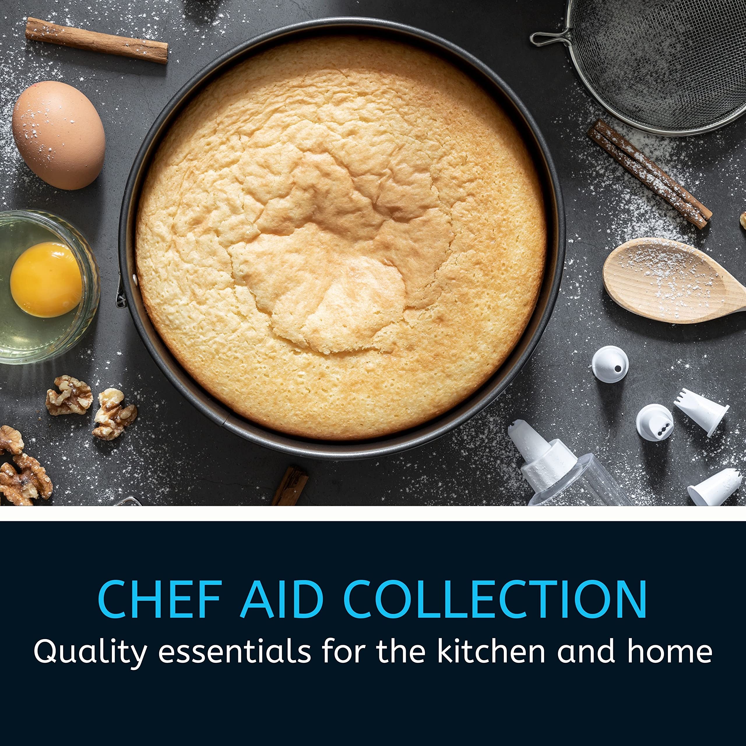 Chef Aid Ceramic Baking Beans - Prevents Pastry Shrinkage | 500g Pack | Food Safe 6