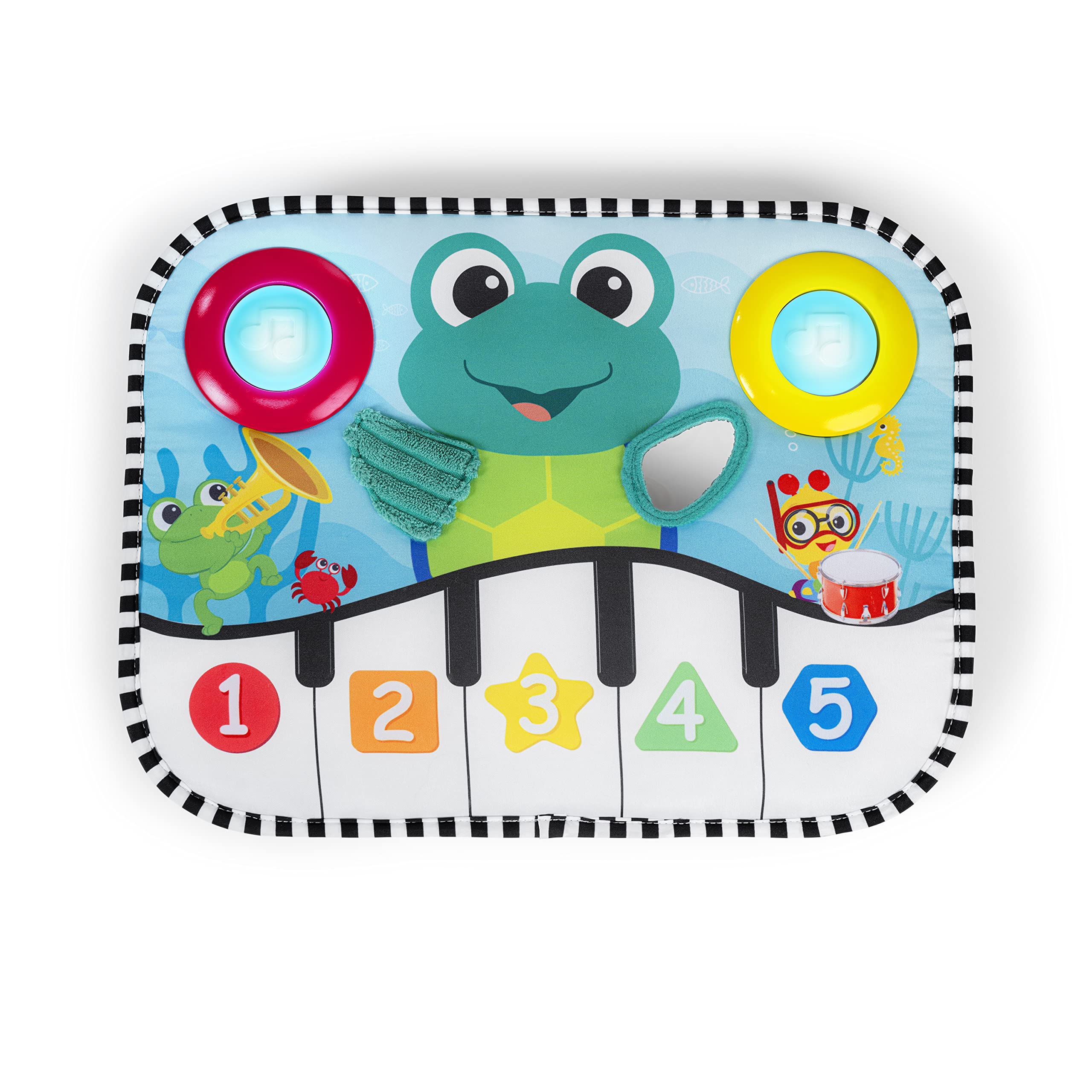 Baby Einstein Ocean Explorers Neptune's Kick & Explore Musical Kick Pad - Educational Toy for 3 Months+