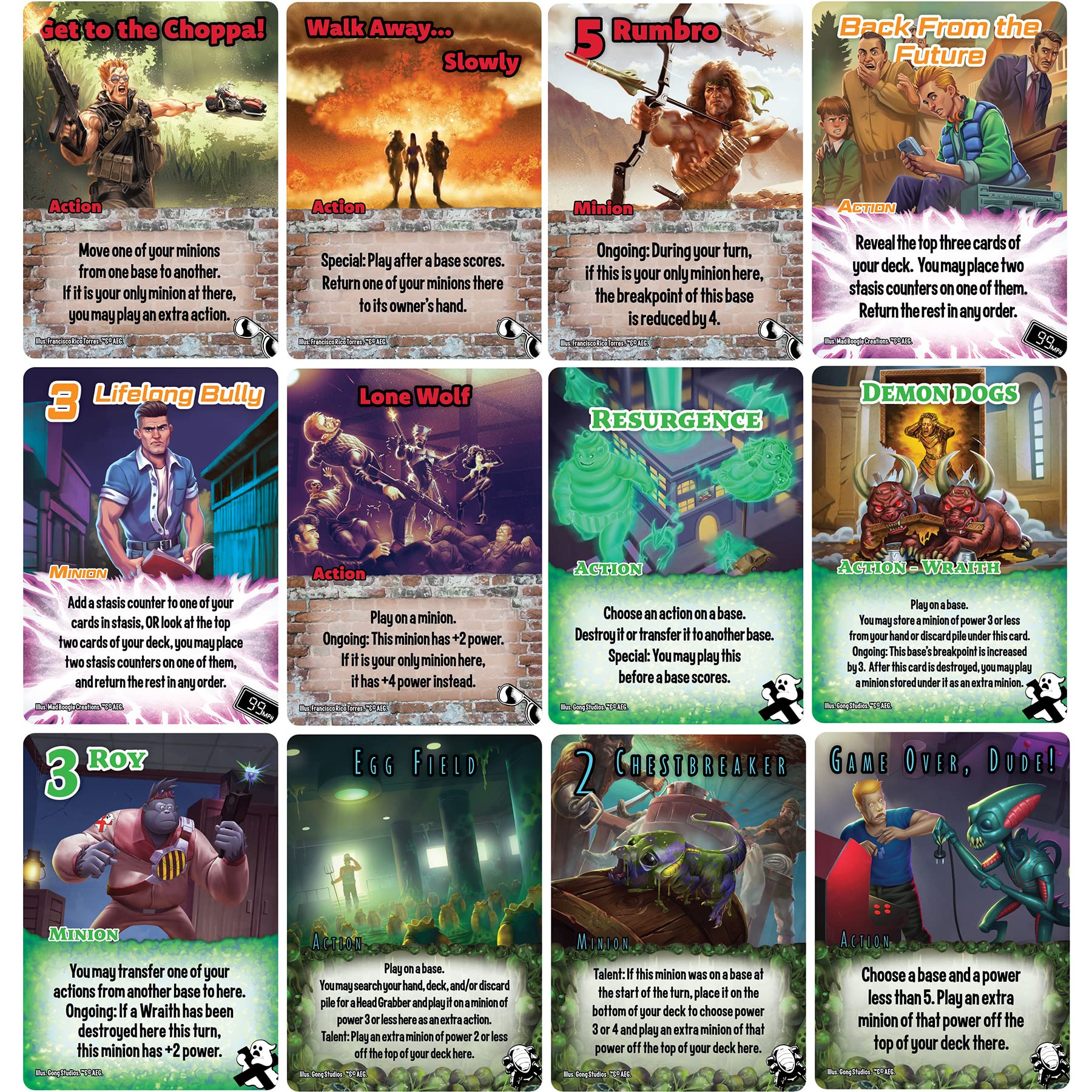 AEG Smash Up: Excellent Movies, Dudes! Expansion 7