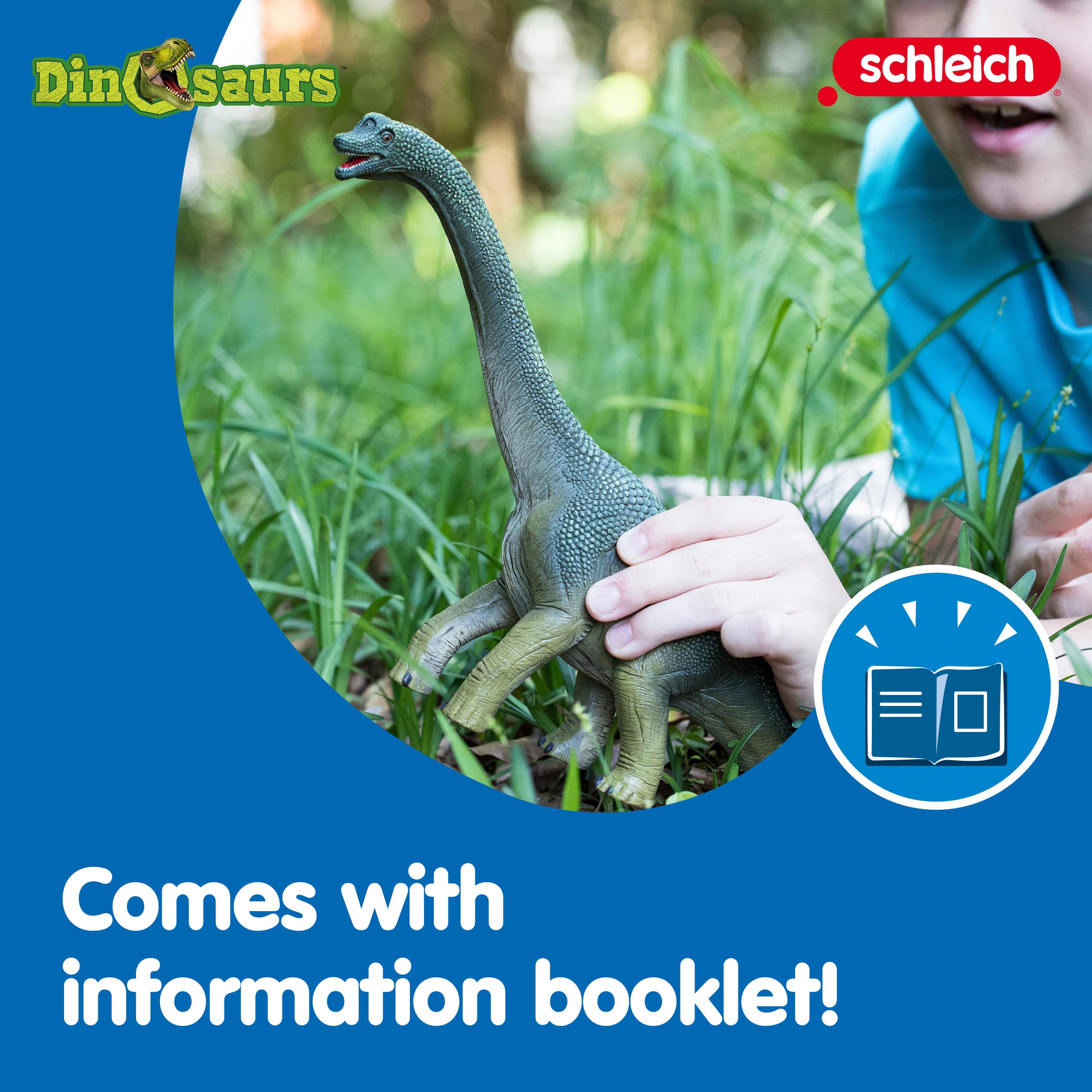 Schleich Brachiosaurus Dinosaur Toy - Detailed Play Figure for Kids Ages 3+ 6