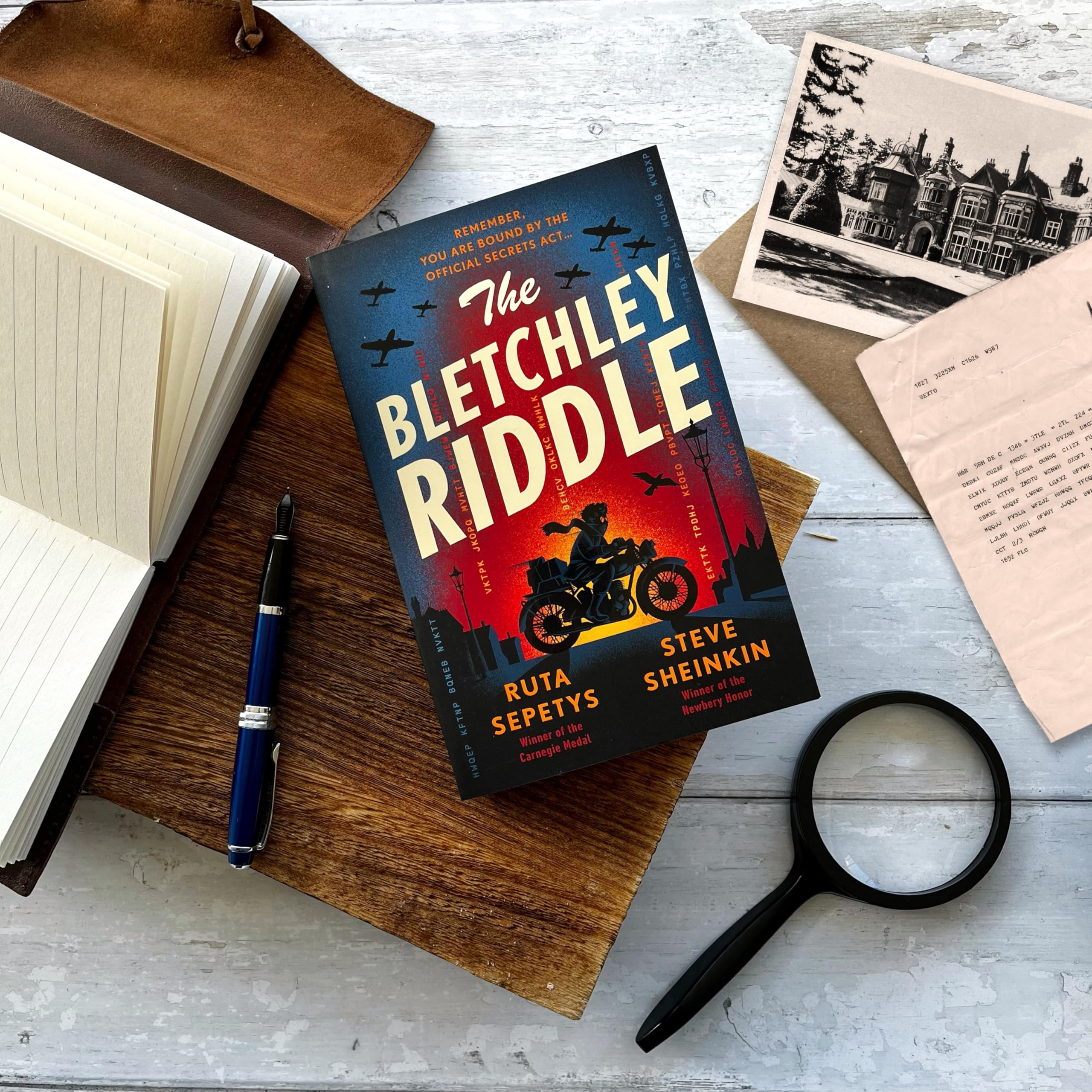 The Bletchley Riddle by Steve Sheinkin & Ruta Sepetys | Historical Military Fiction Paperback