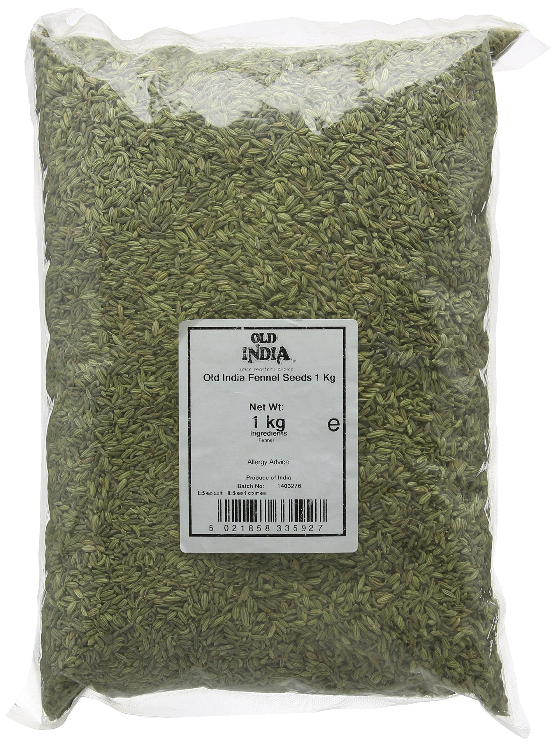 Old India Fennel Seeds - 1 kg Natural Whole Spice for Cooking