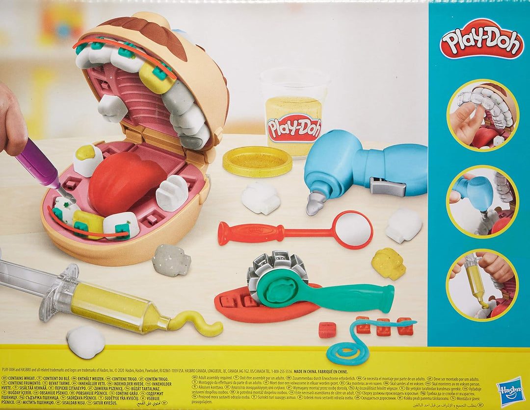 Play-Doh Drill 'n Fill Dentist - Pretend Play Dental Set for Kids 3+