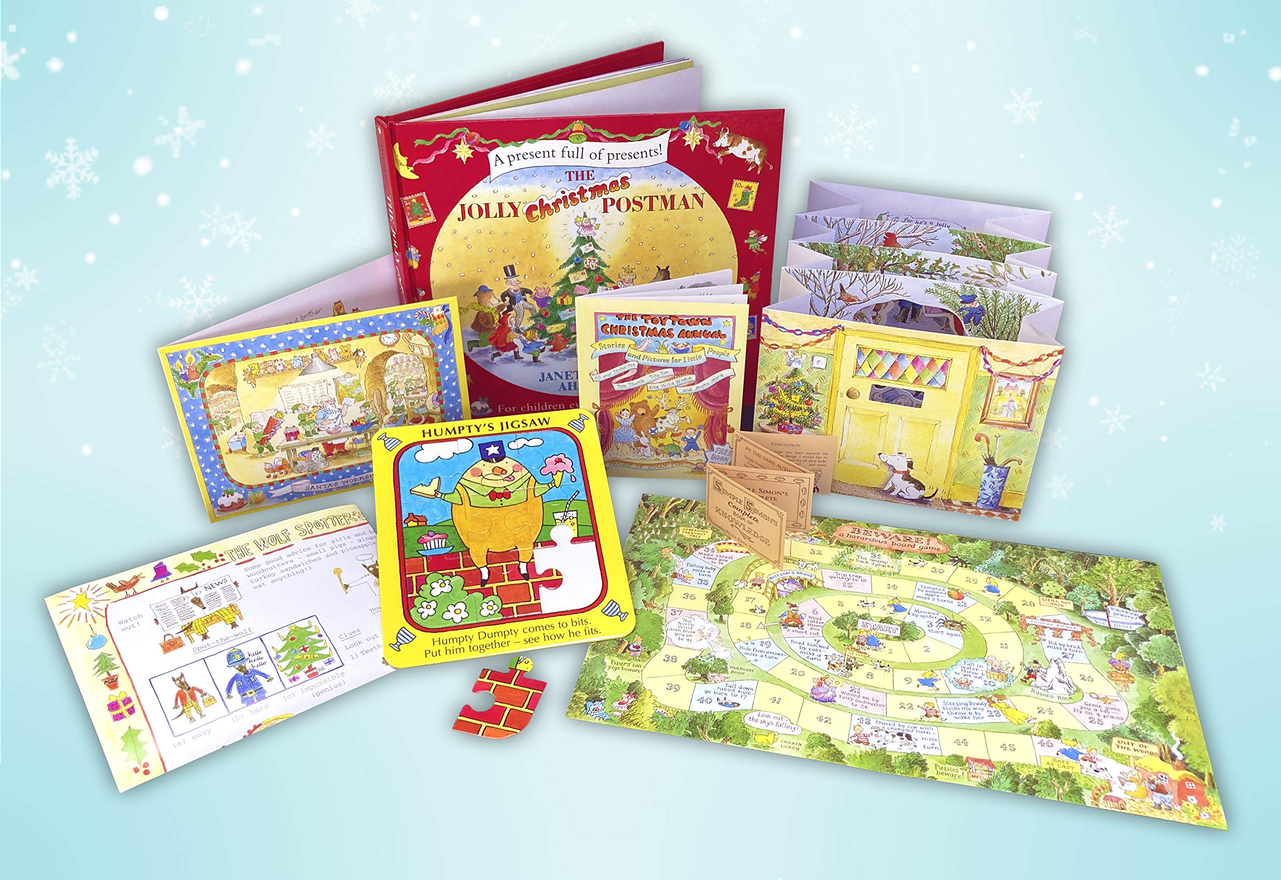 Puffin The Jolly Christmas Postman (Jolly Postman Series) | Hardcover | Ages 3-6
