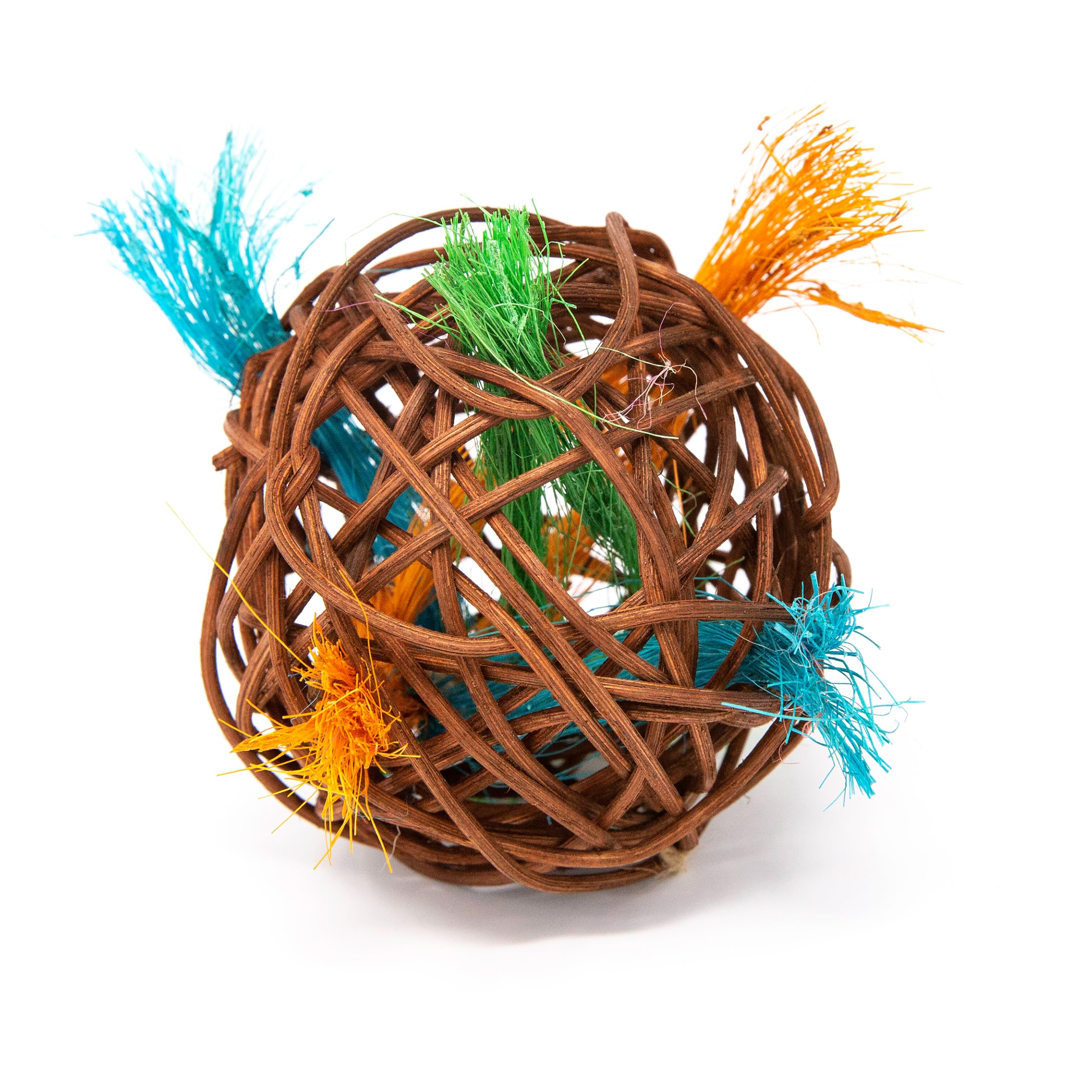 Oxbow Enriched Life Loco Ball - Small Animal Chew Toy for Rabbits & Guinea Pigs | Natural Fibres 2