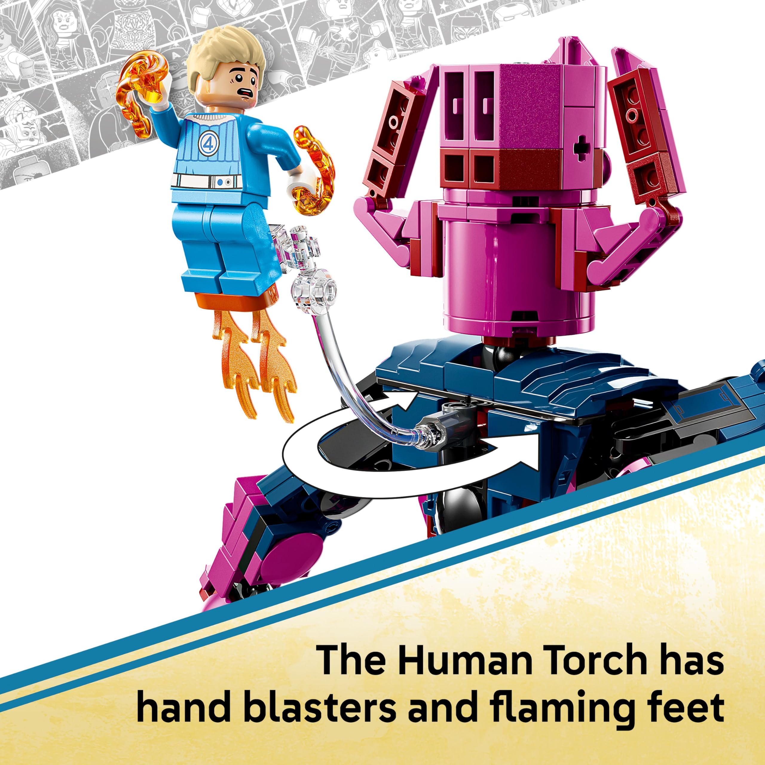LEGO Marvel Fantastic Four vs. Galactus Construction Figure Set 76316 | Ages 9+ 4