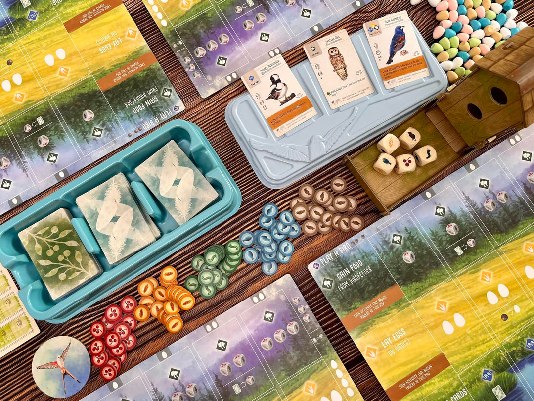 Stonemaier-Spiele | Wingspan 2. Auflage | Brettspiel | Ab 10 Jahren | 1-5 Spieler |