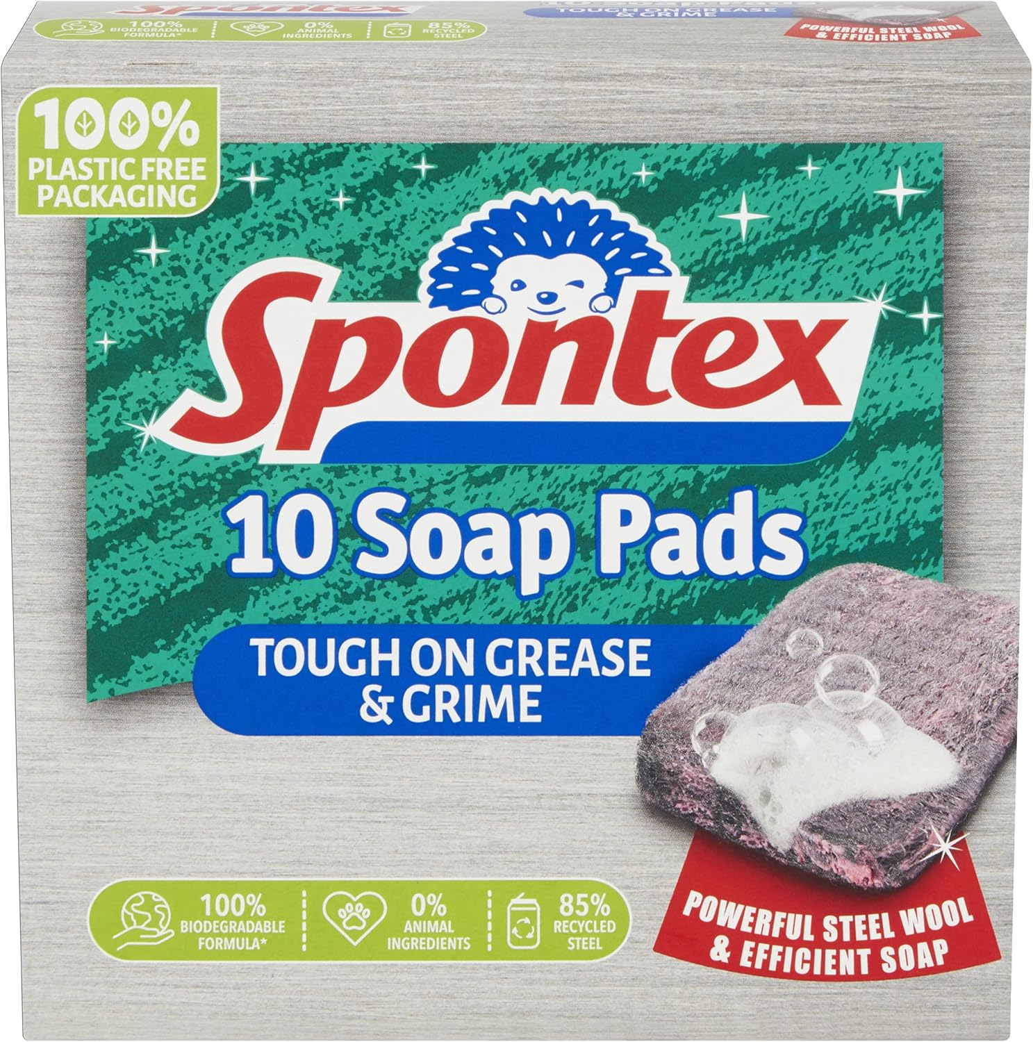 Spontex Soap Pads Scourers (10 Count)