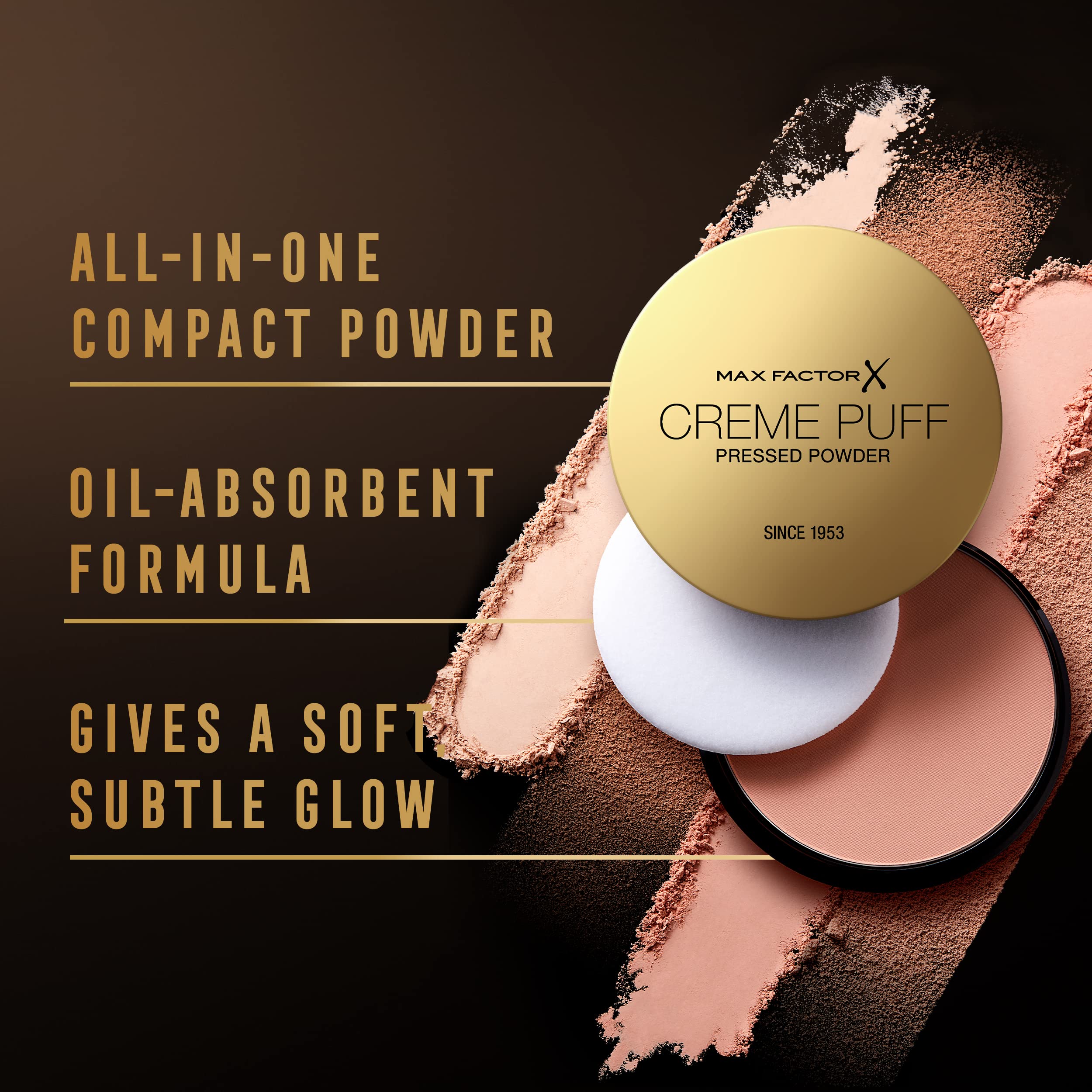 Max Factor Crème Puff Pressed Powder (14g) - Medium Beige 9