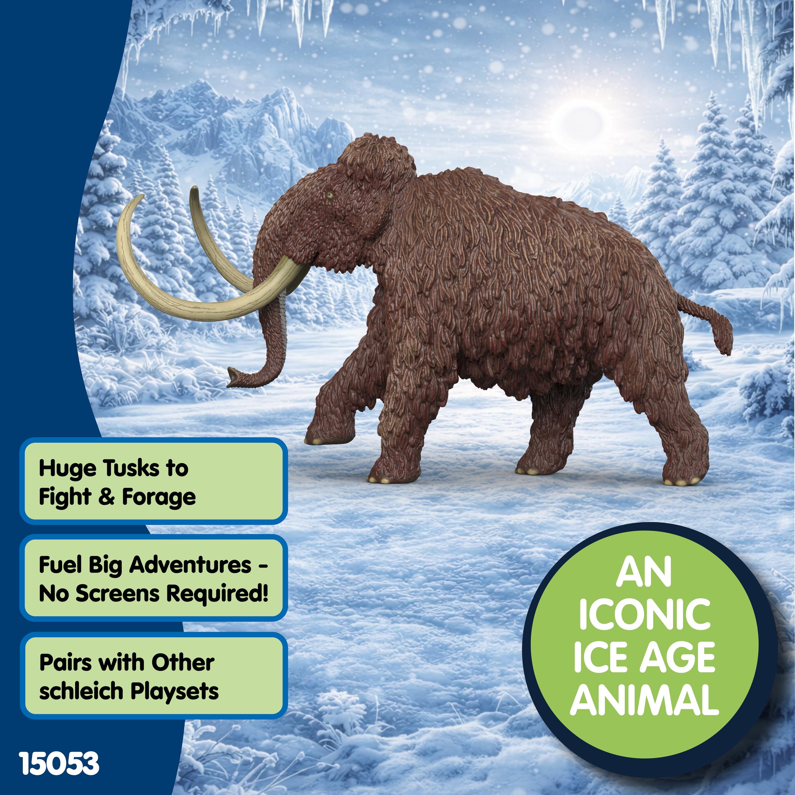 Schleich Mammoth Figure 15053 | Plastic Miniature Figure | Ages 6+ | Multicolor 4