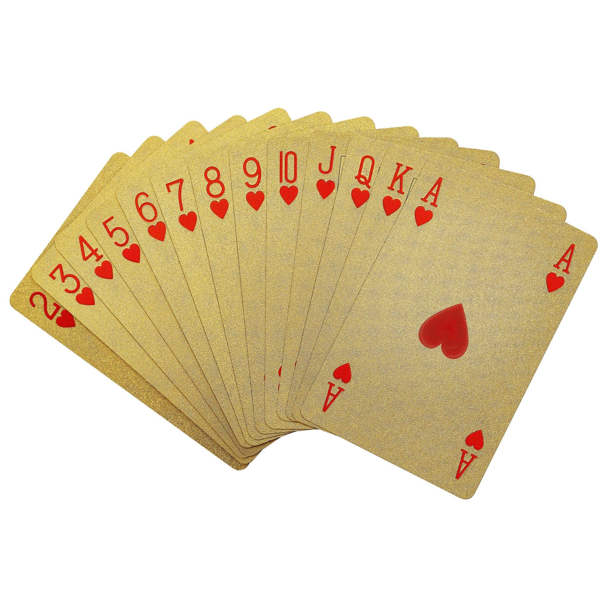 Waddingtons Number 1 Playing Cards - Gold Edition | Plastic Material | Waterproof | Unisex Children 3