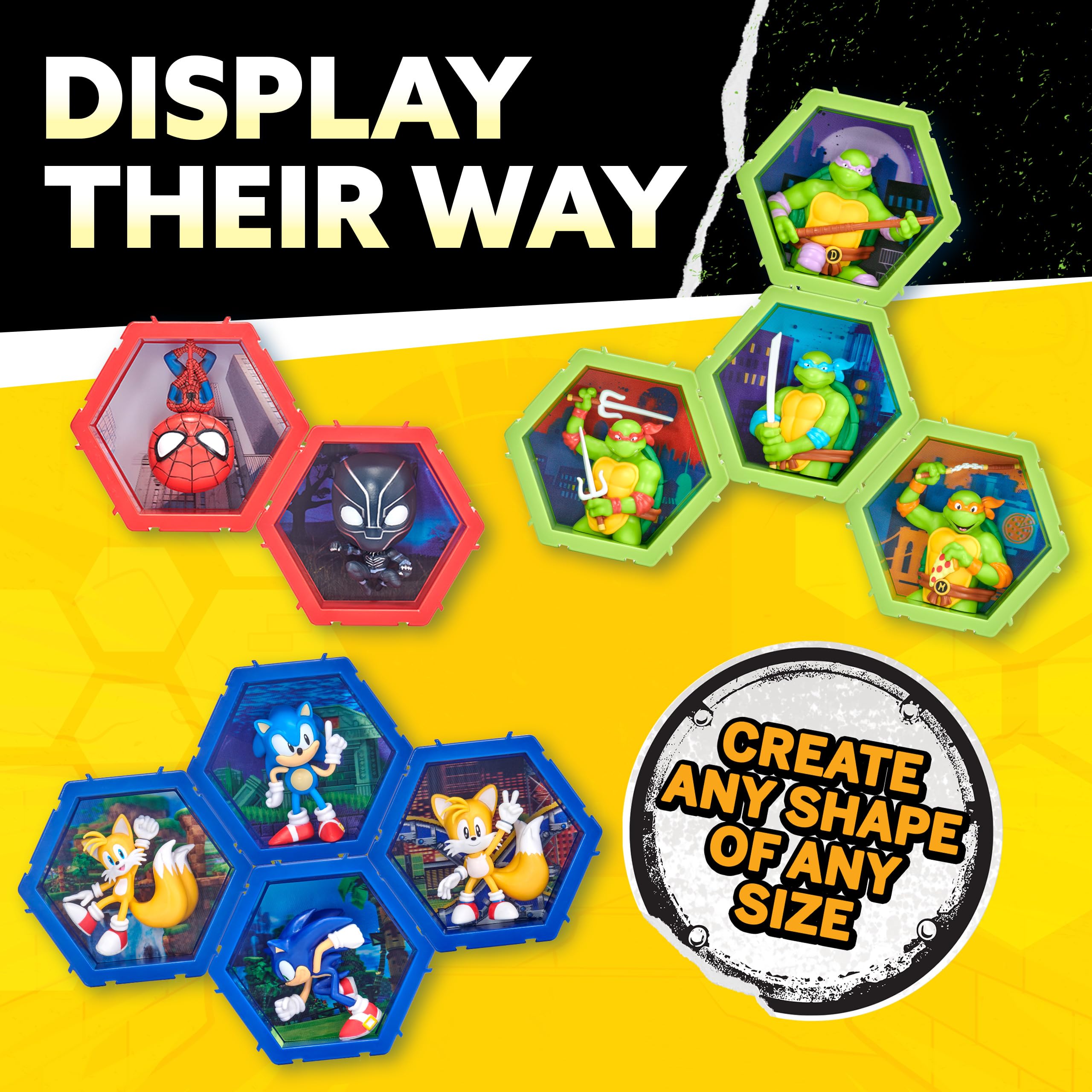 WOW! PODS Raphael Bobblehead Figure - 4D Connectable Display | Teenage Mutant Ninja Turtles Collectible | 4.75 inches 4