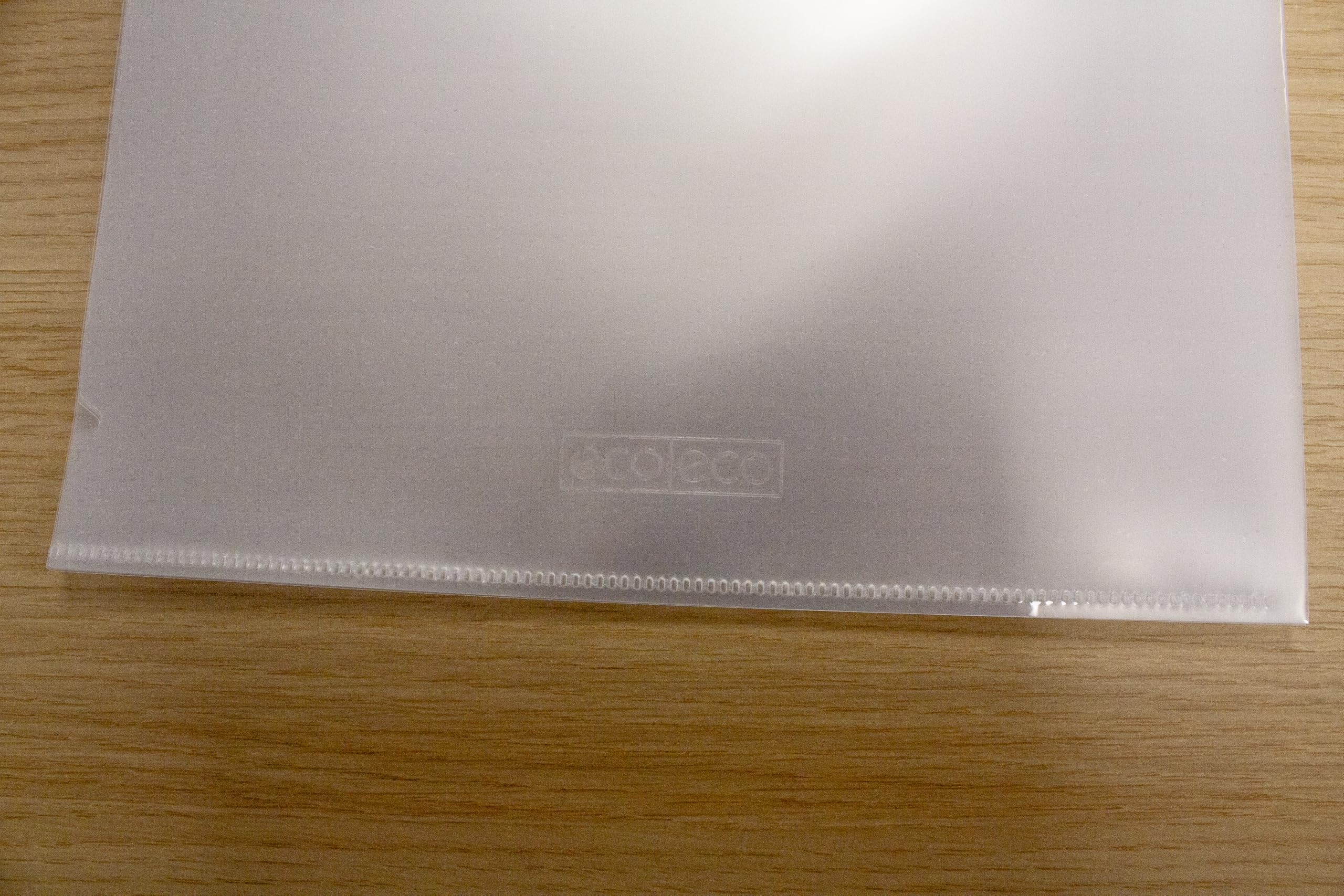 eco-eco A4 50% Recycled Report Files - 25 Pack | 120 Micron Strength | Clear 4